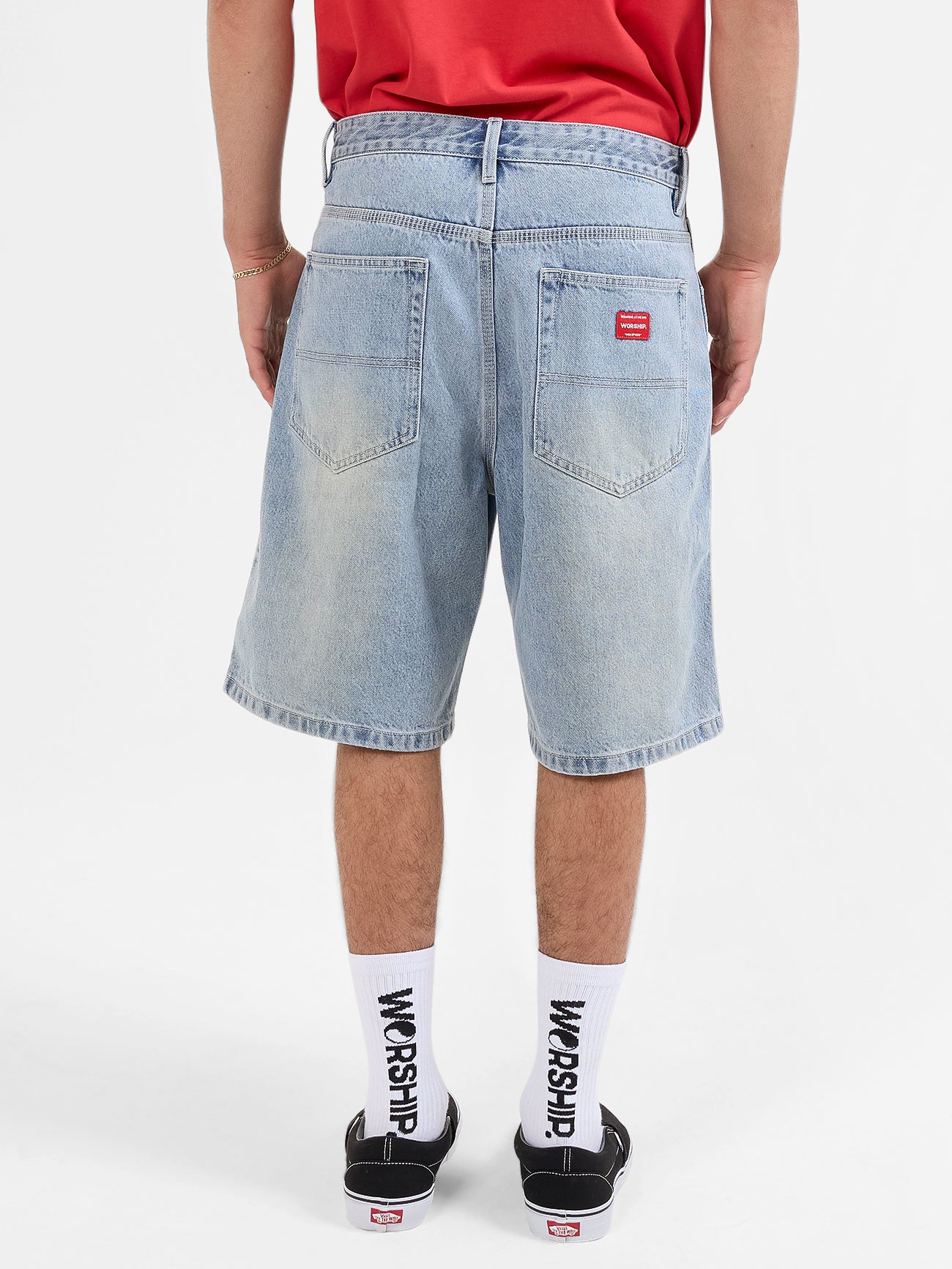 Push Off Big Dawg Jeanshort - Dirty Trade Blue 28