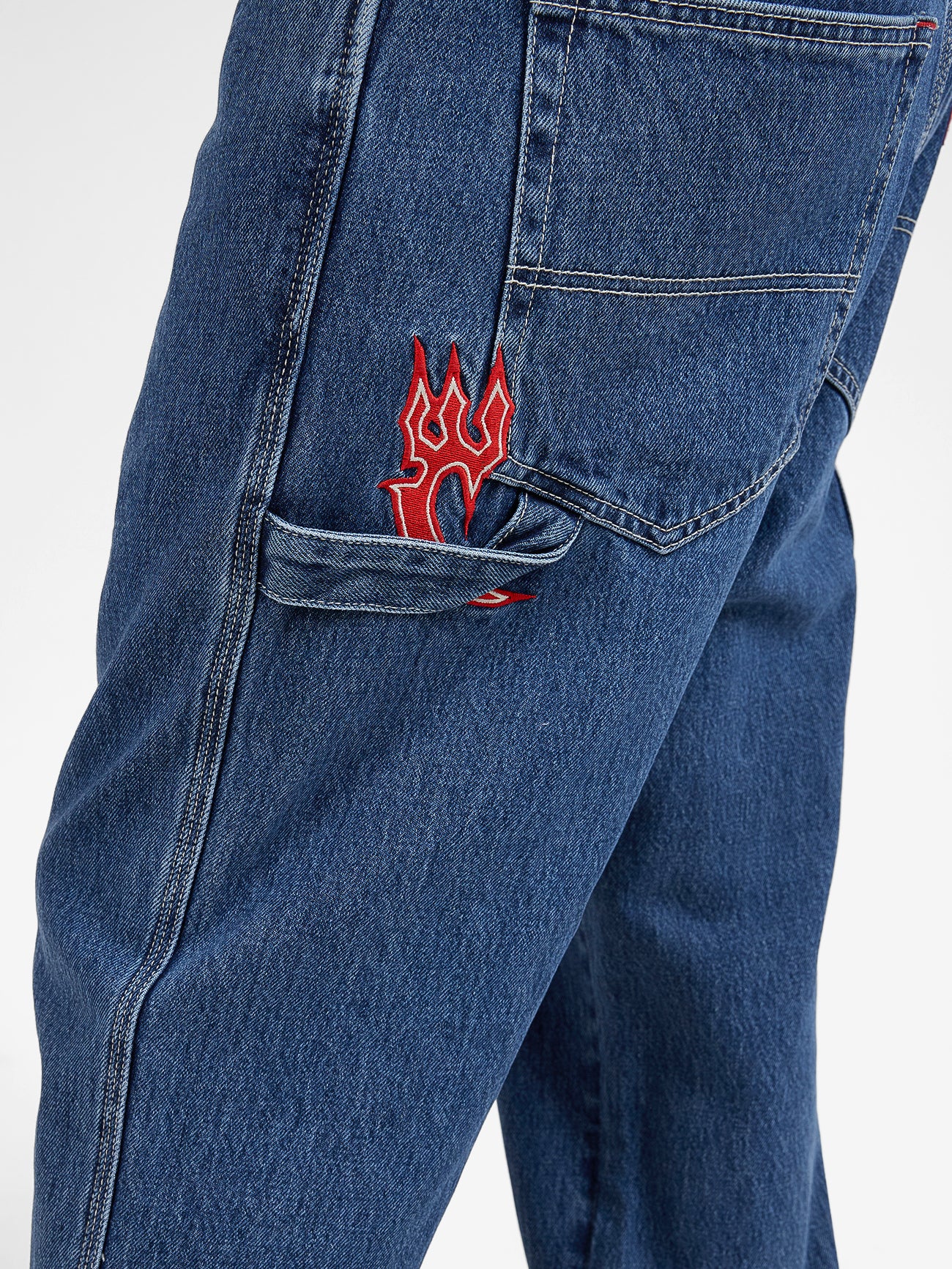 Playtime Carpenter Jean - Worn Blue Rinse 26