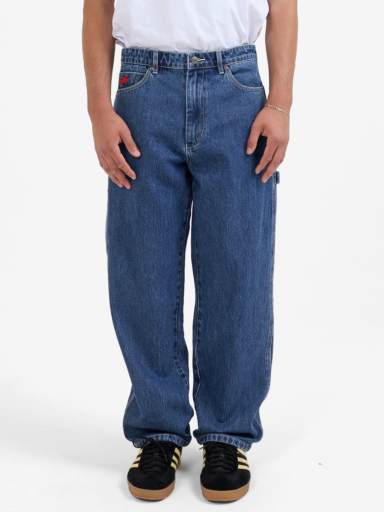 Playtime Carpenter Jean - Worn Blue Rinse 26
