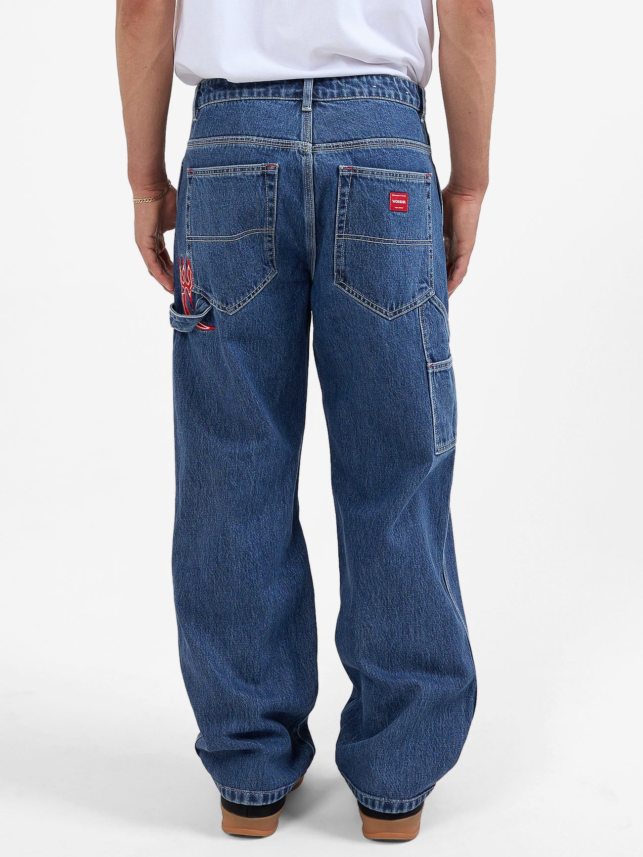 Playtime Carpenter Jean - Worn Blue Rinse 26