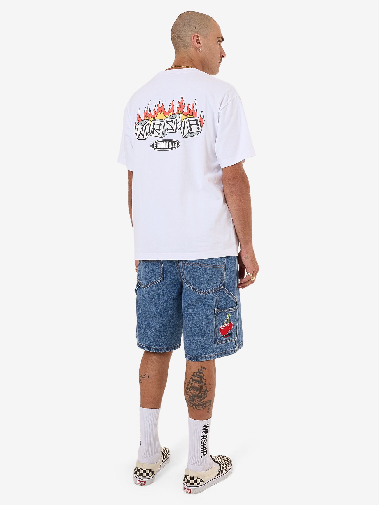 Snake Eyes Tee - White XS
