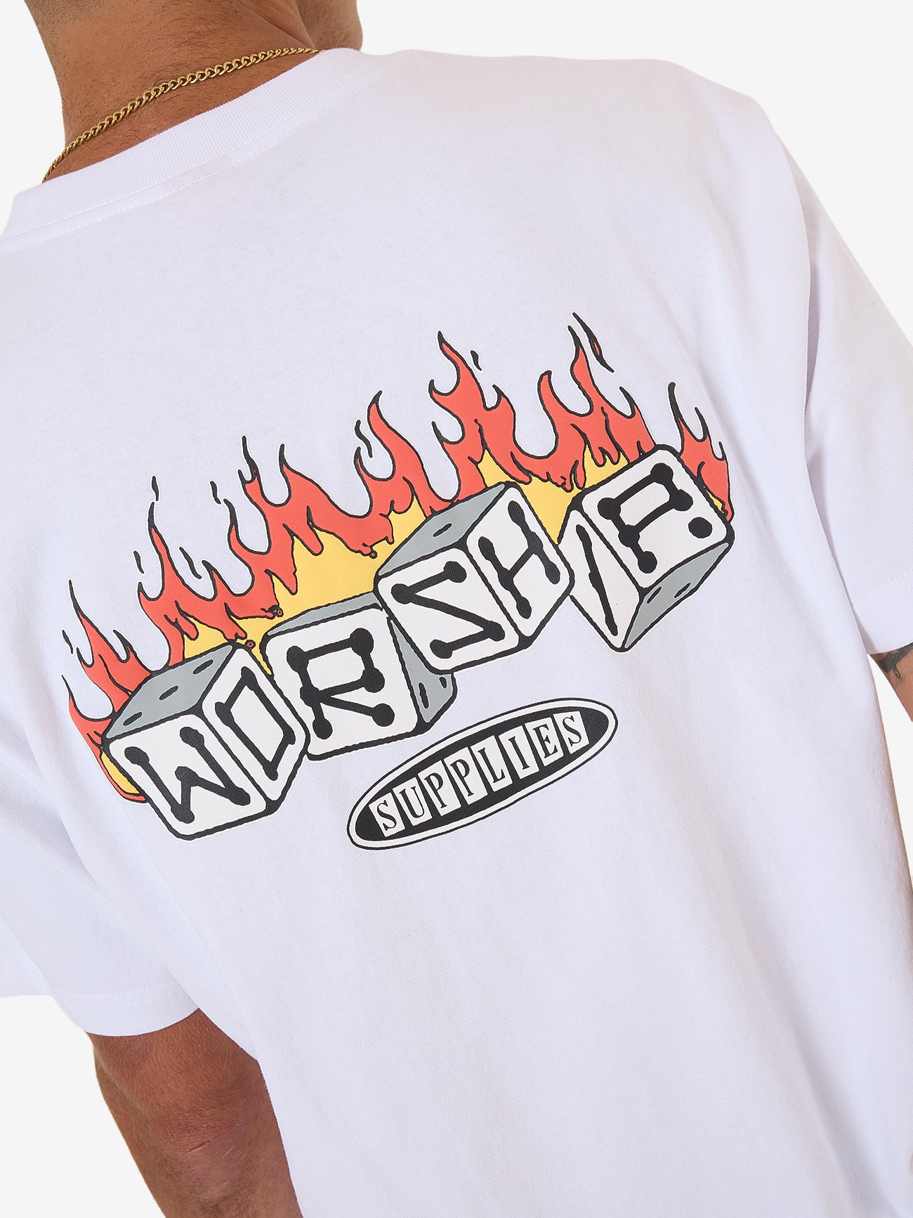 Snake Eyes Tee - White XS