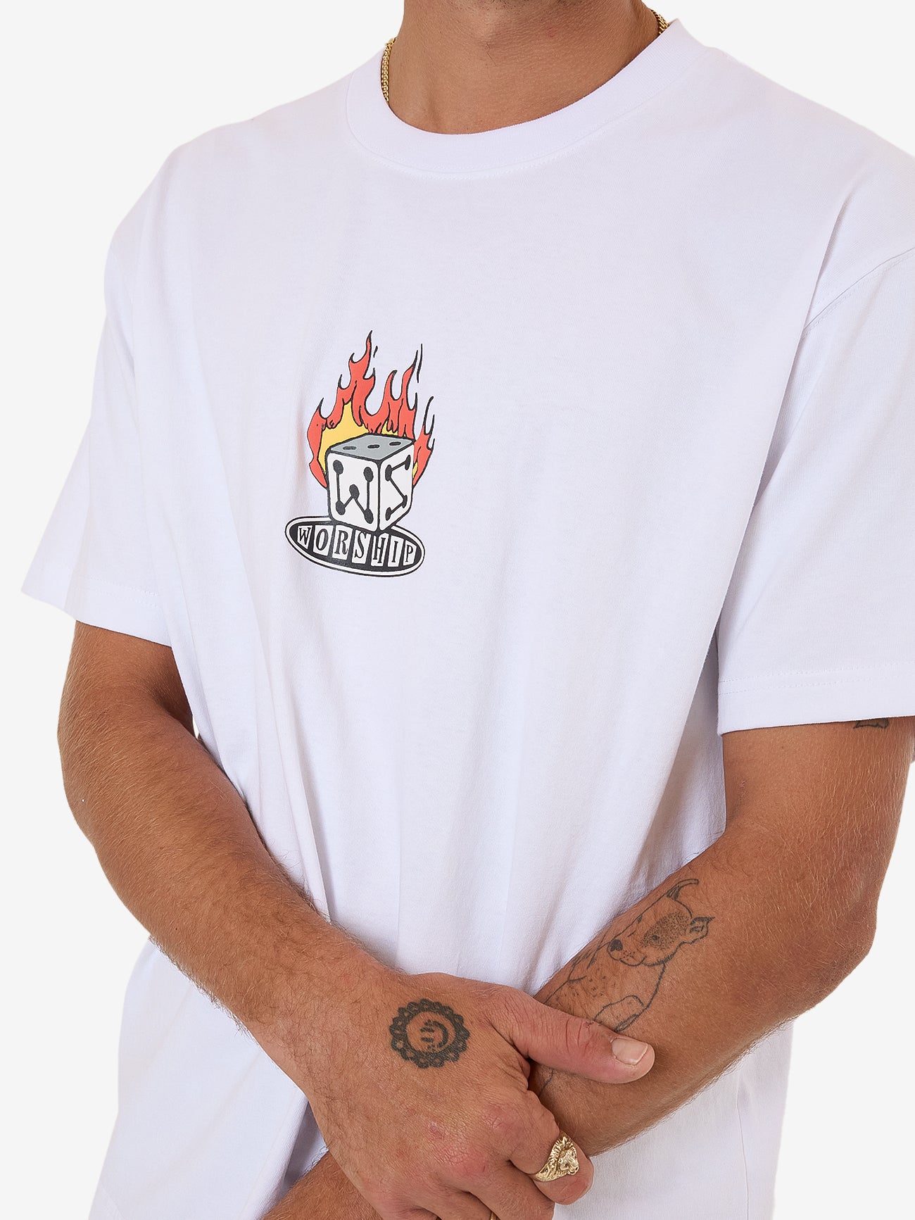 Snake Eyes Tee - White XS