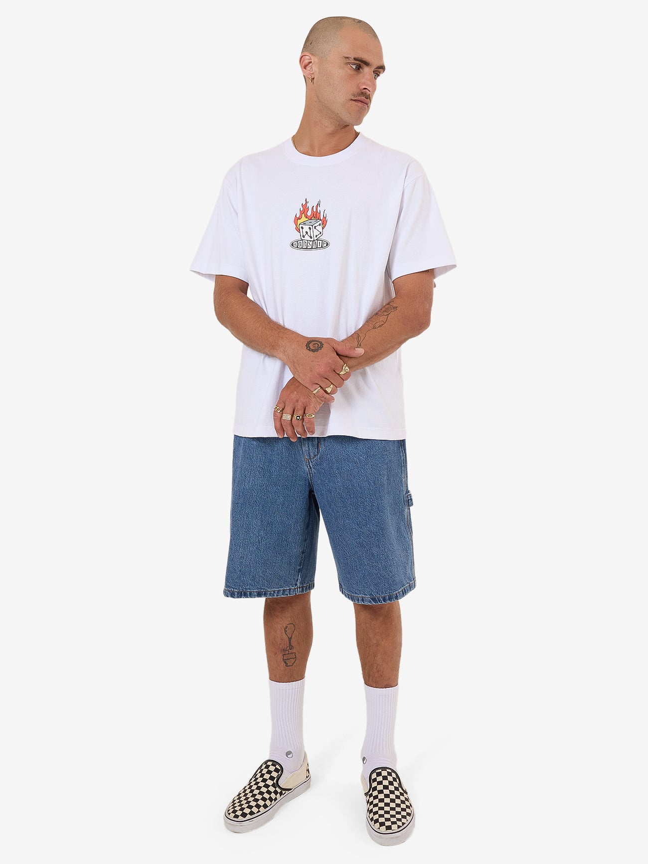 Snake Eyes Tee - White XS