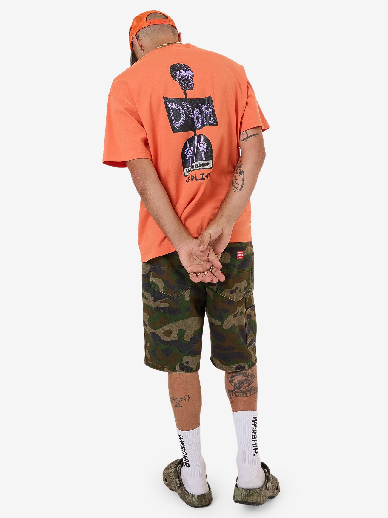 Warnings Tee - County Orange XS