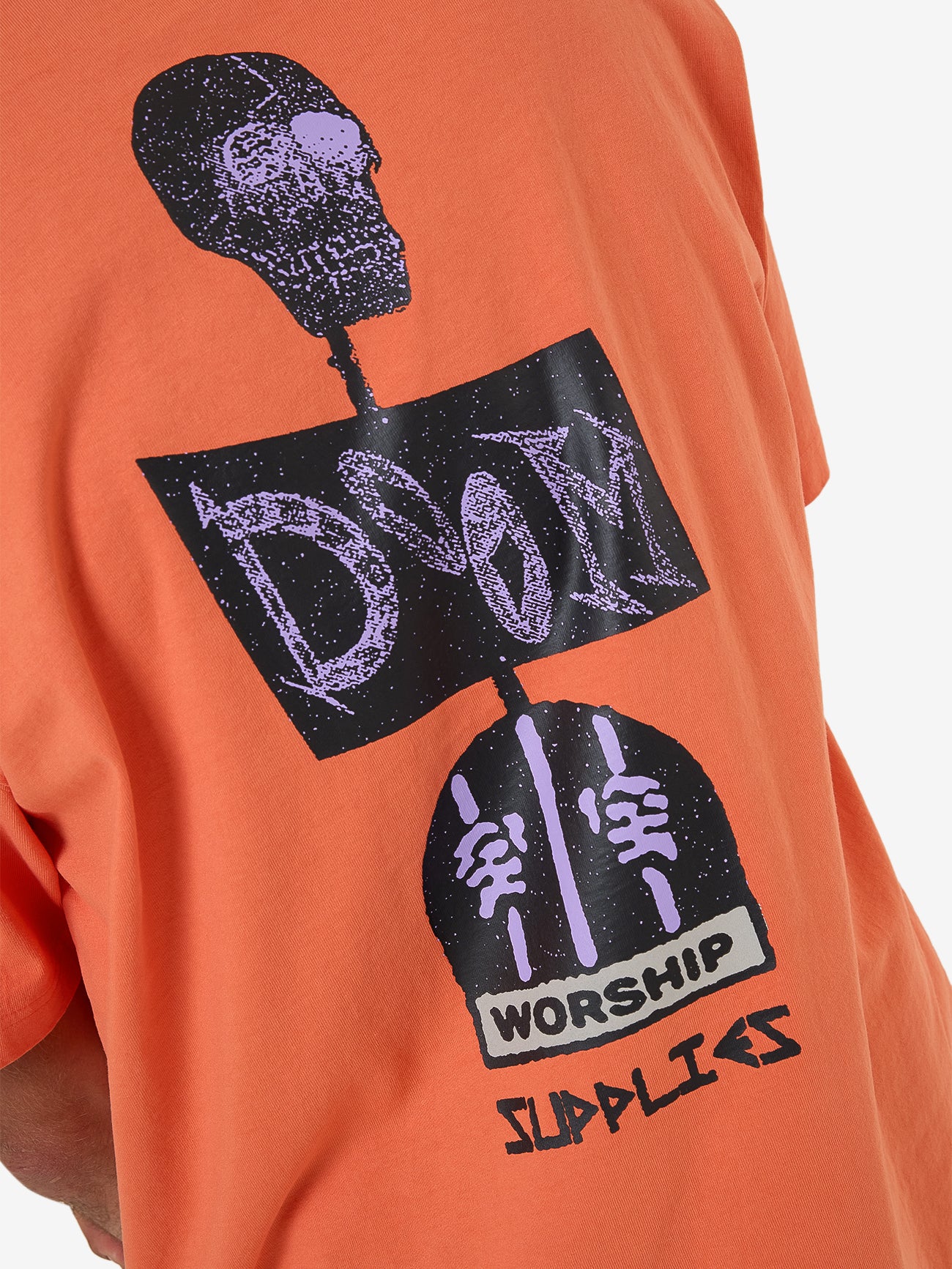 Warnings Tee - County Orange XS