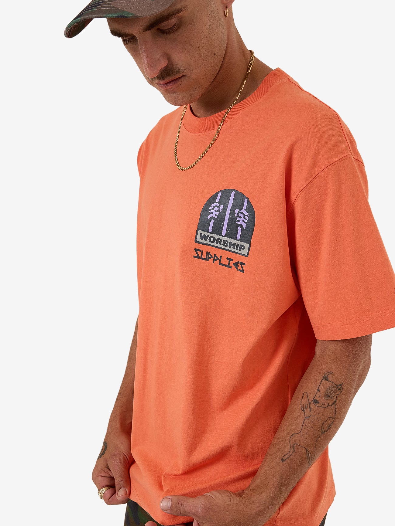 Warnings Tee - County Orange XS