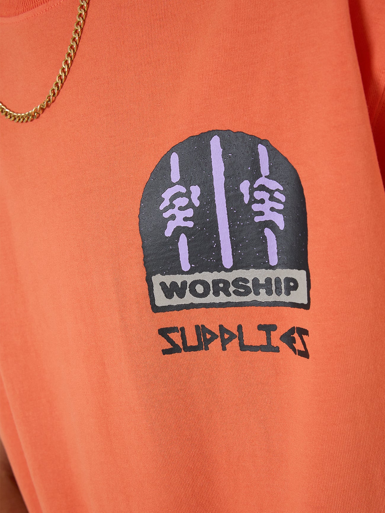 Warnings Tee - County Orange XS