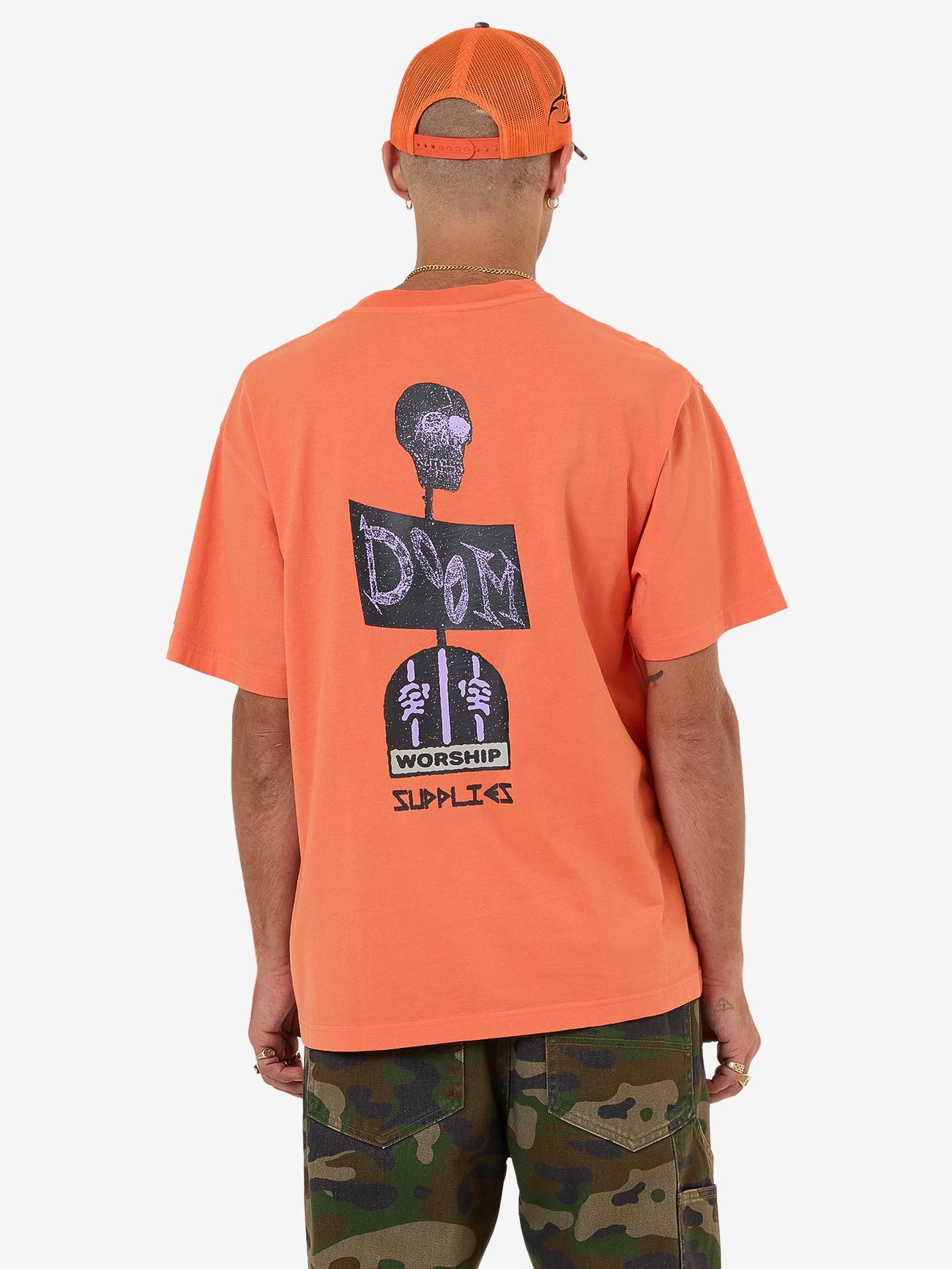 Warnings Tee - County Orange XS