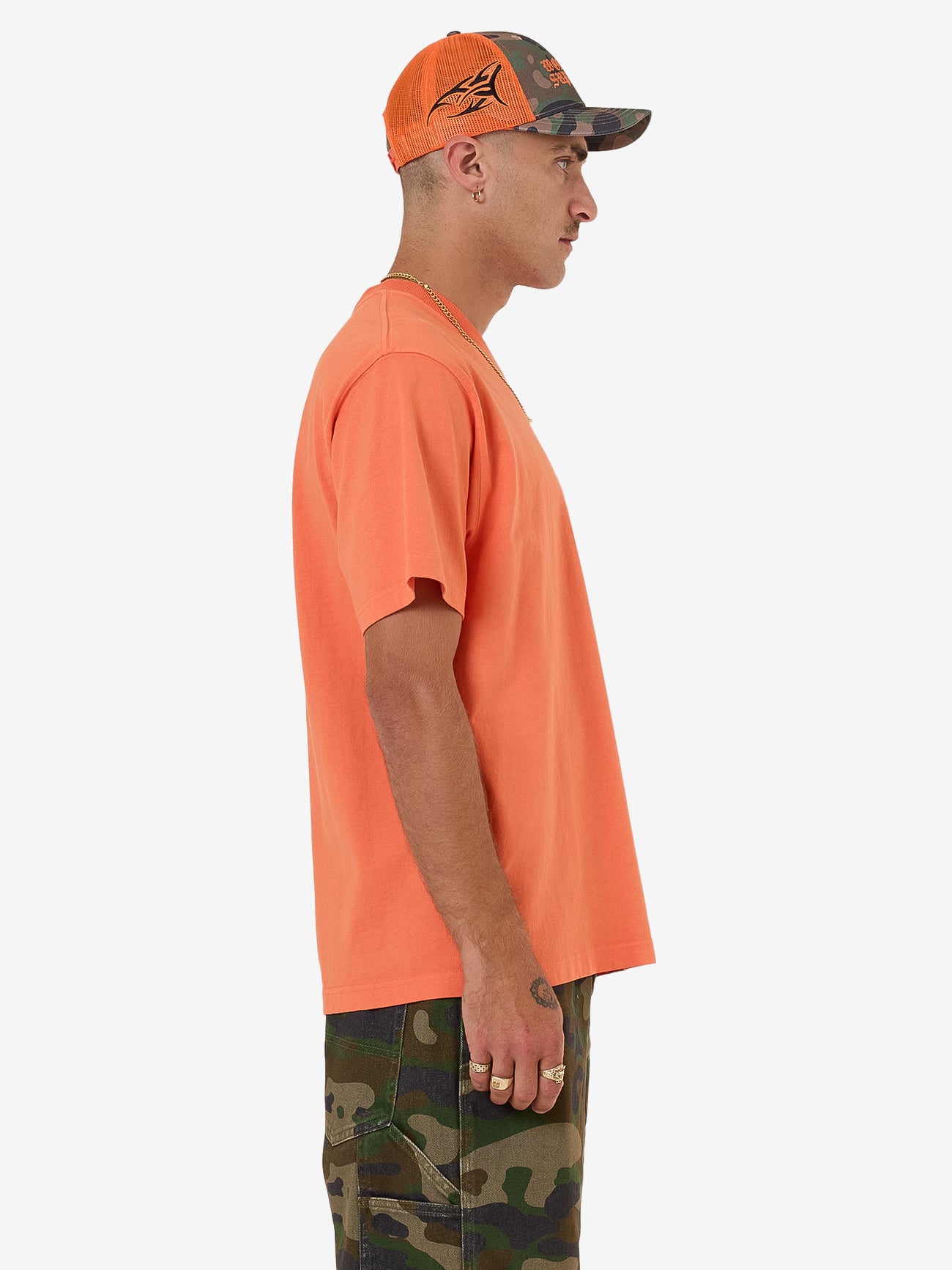 Warnings Tee - County Orange XS