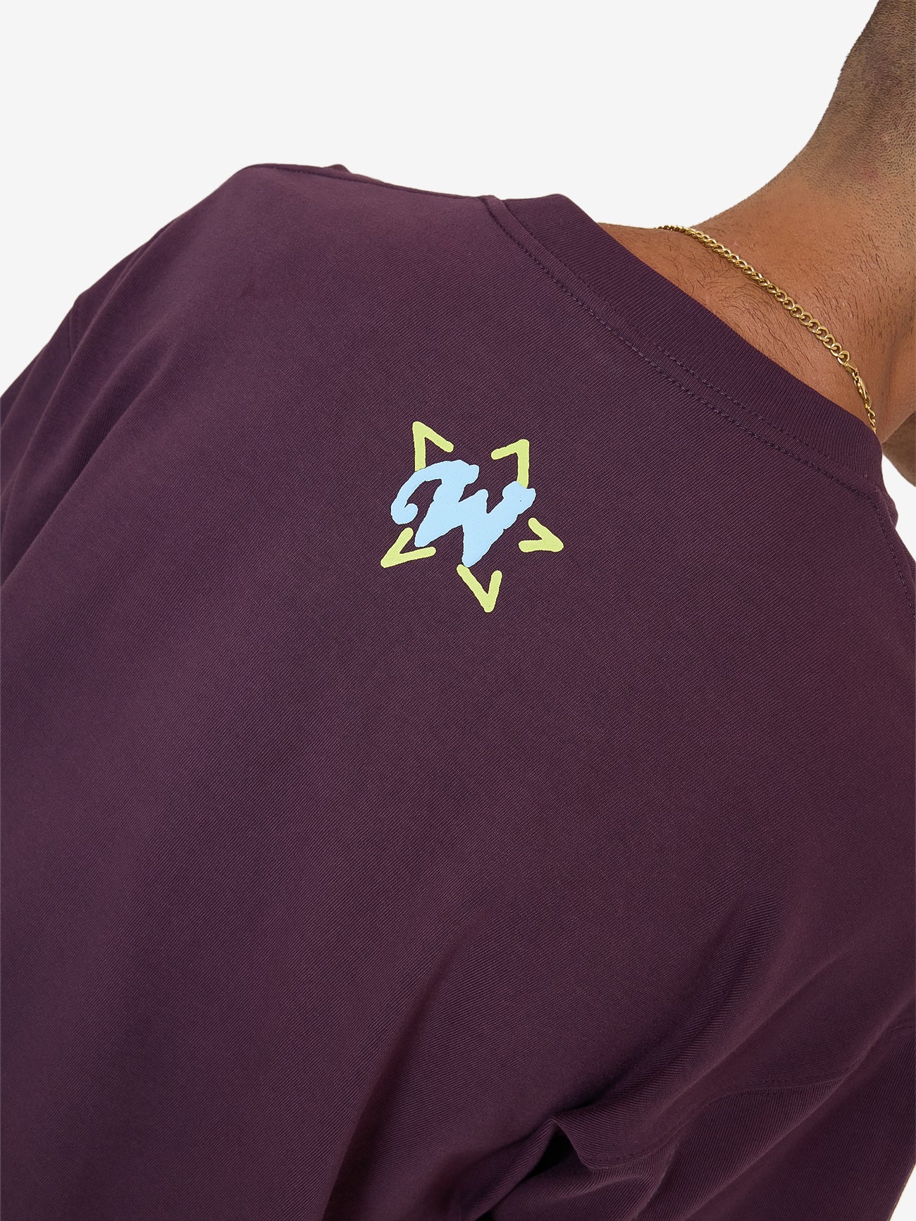 Terrain Oversized Tee - Blackberry XS