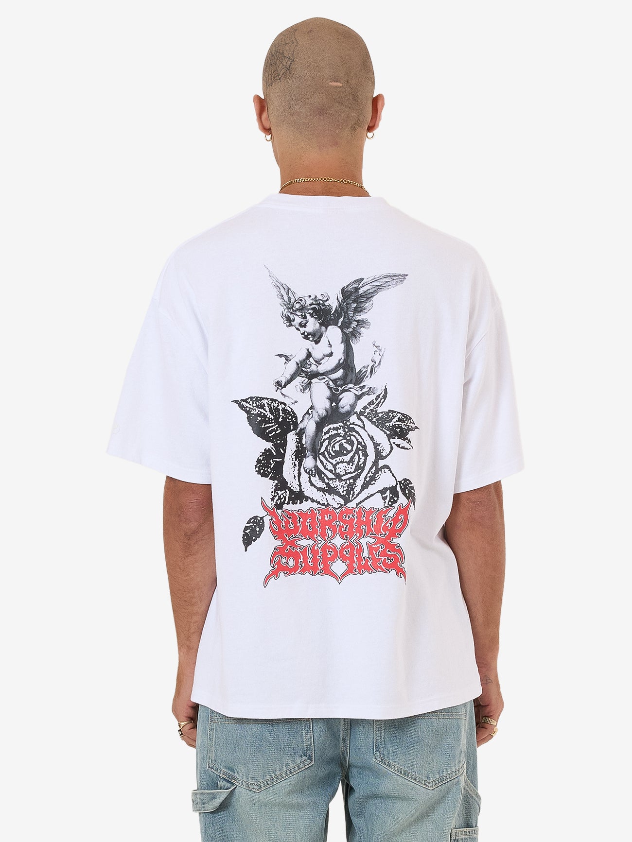 Perch Oversized Tee - White XS