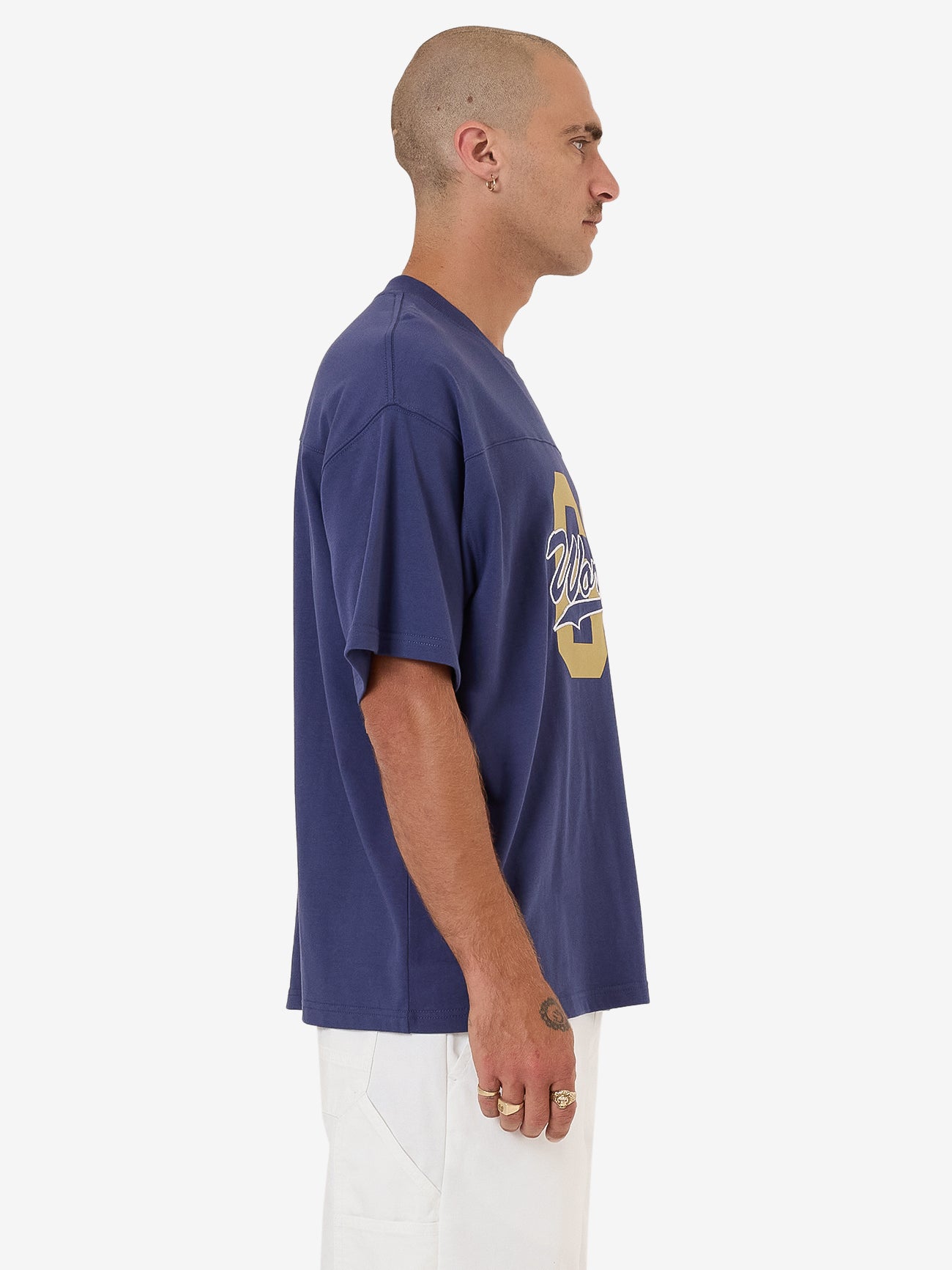 Major League Oversized Tee - Medievil Blue XS