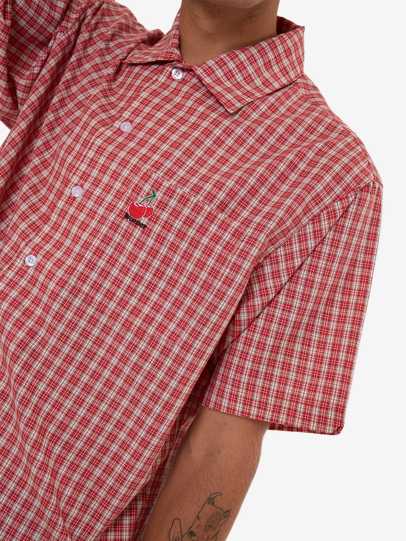Glazed And Confused Short Sleeve Shirt - Cherry Red XS