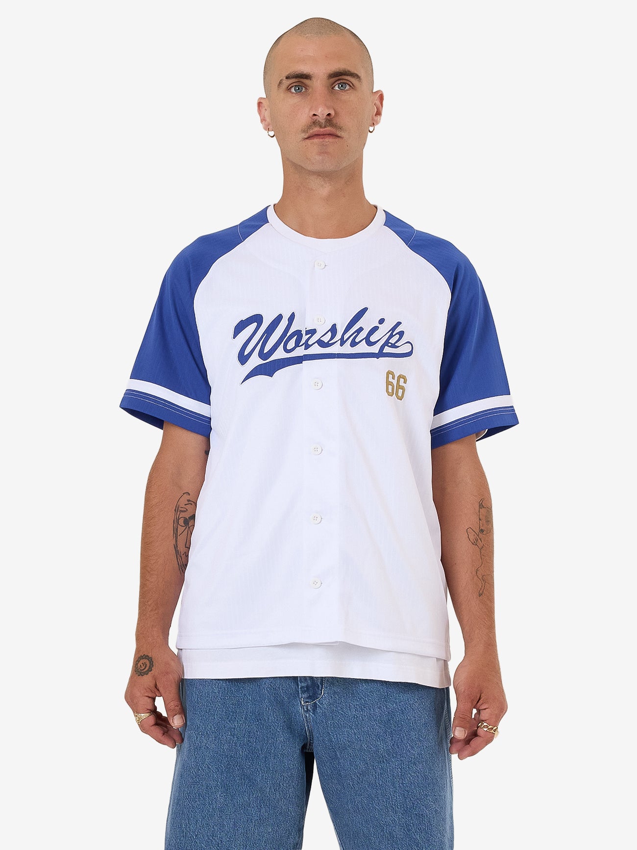 Major League Overshirt - White XS
