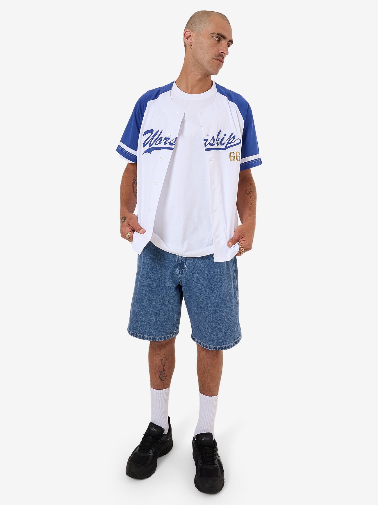 Major League Overshirt - White XS