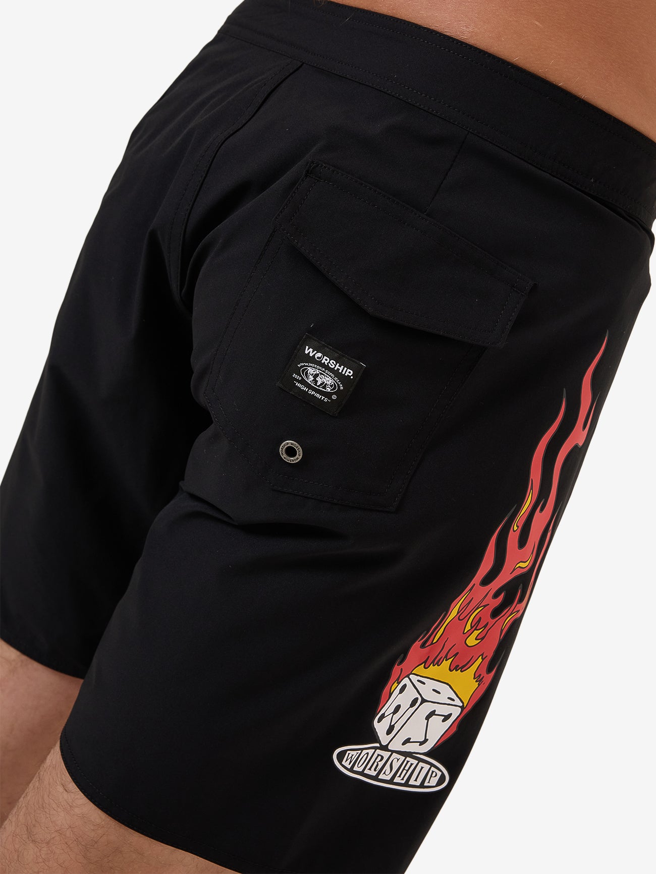 Snake Eyes Boardshort - Black 28