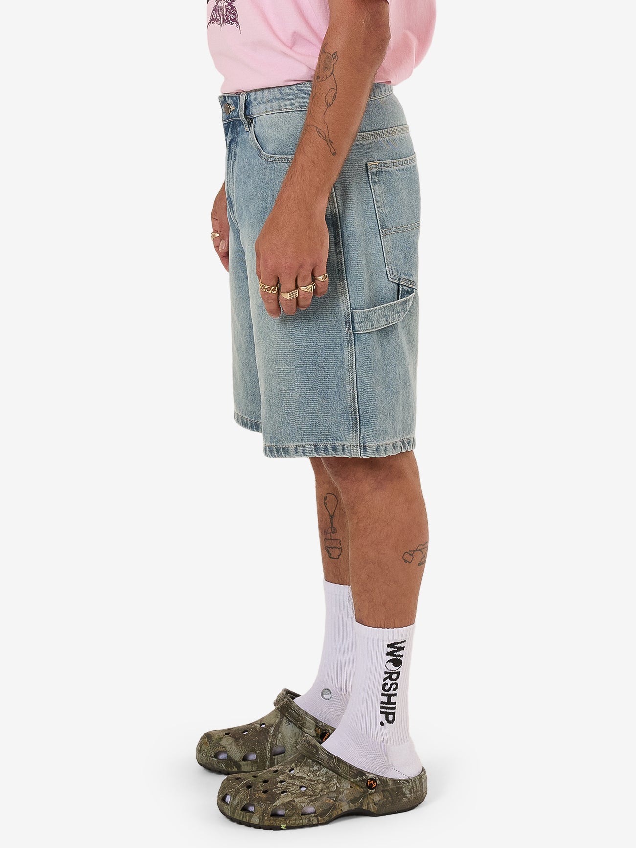 Carpenter Jean Short - Light N Dirty 26
