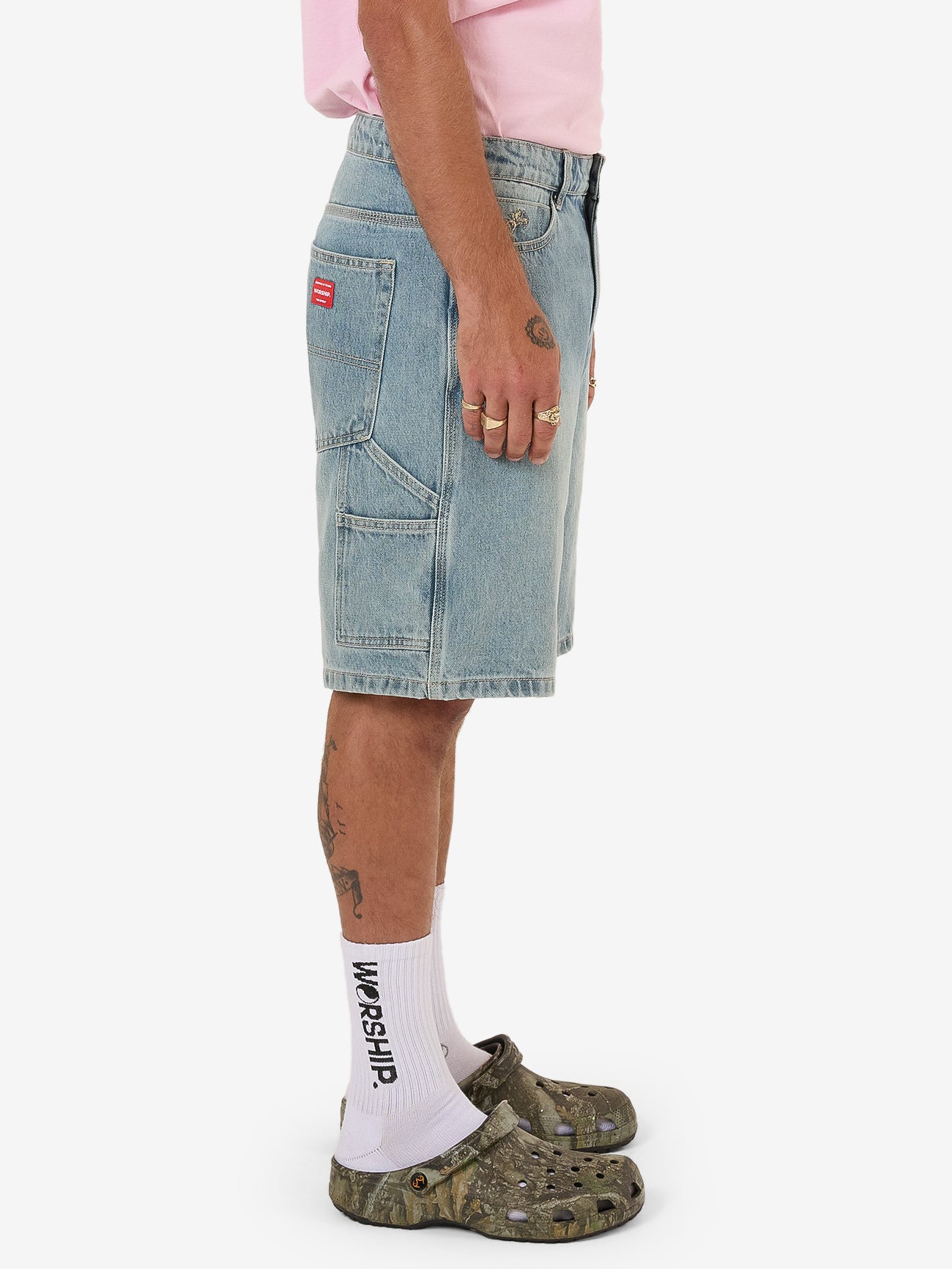 Carpenter Jean Short - Light N Dirty 26