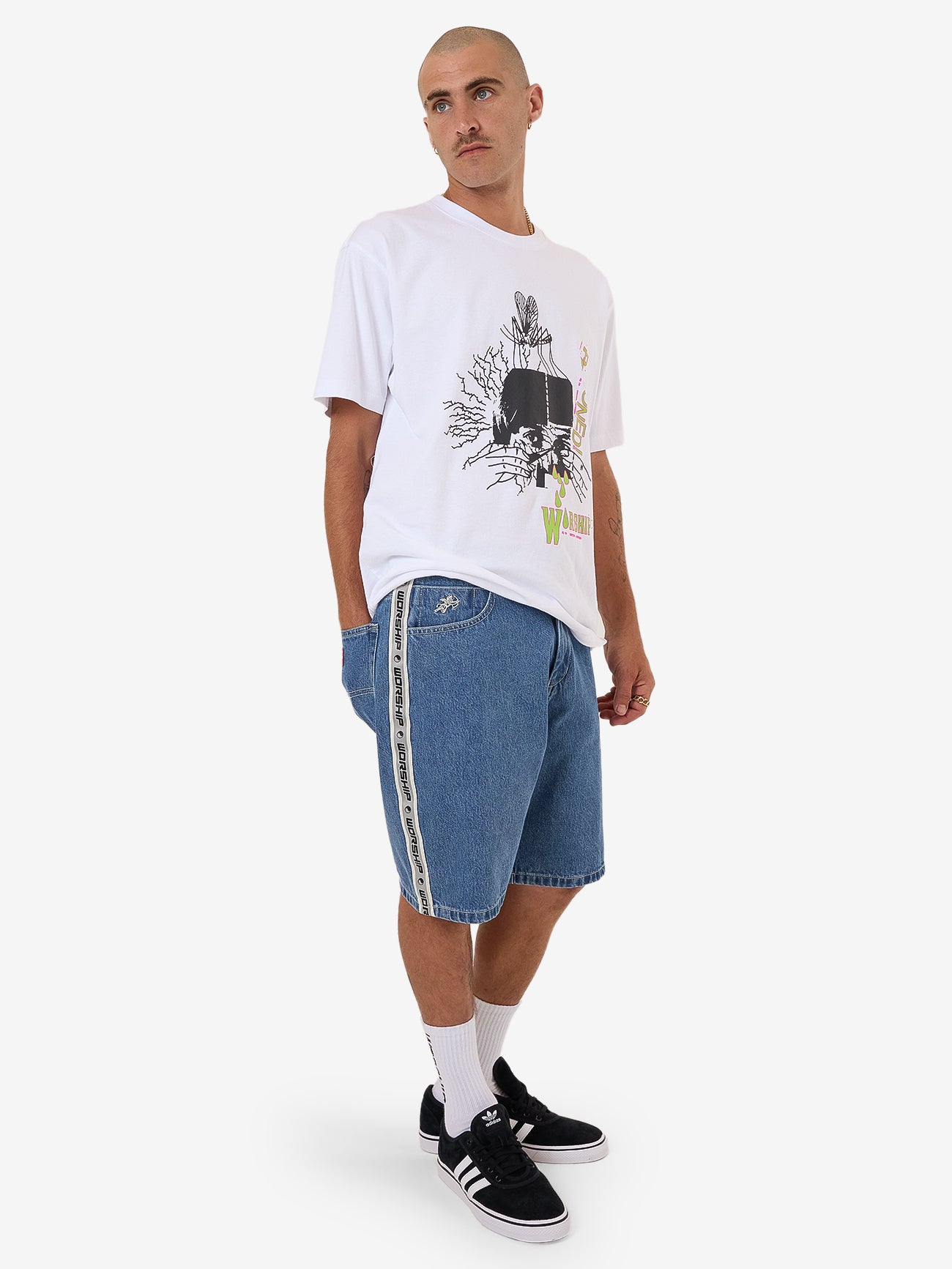 Pacer Big Dawg Jean Short - Sky High Blue 26