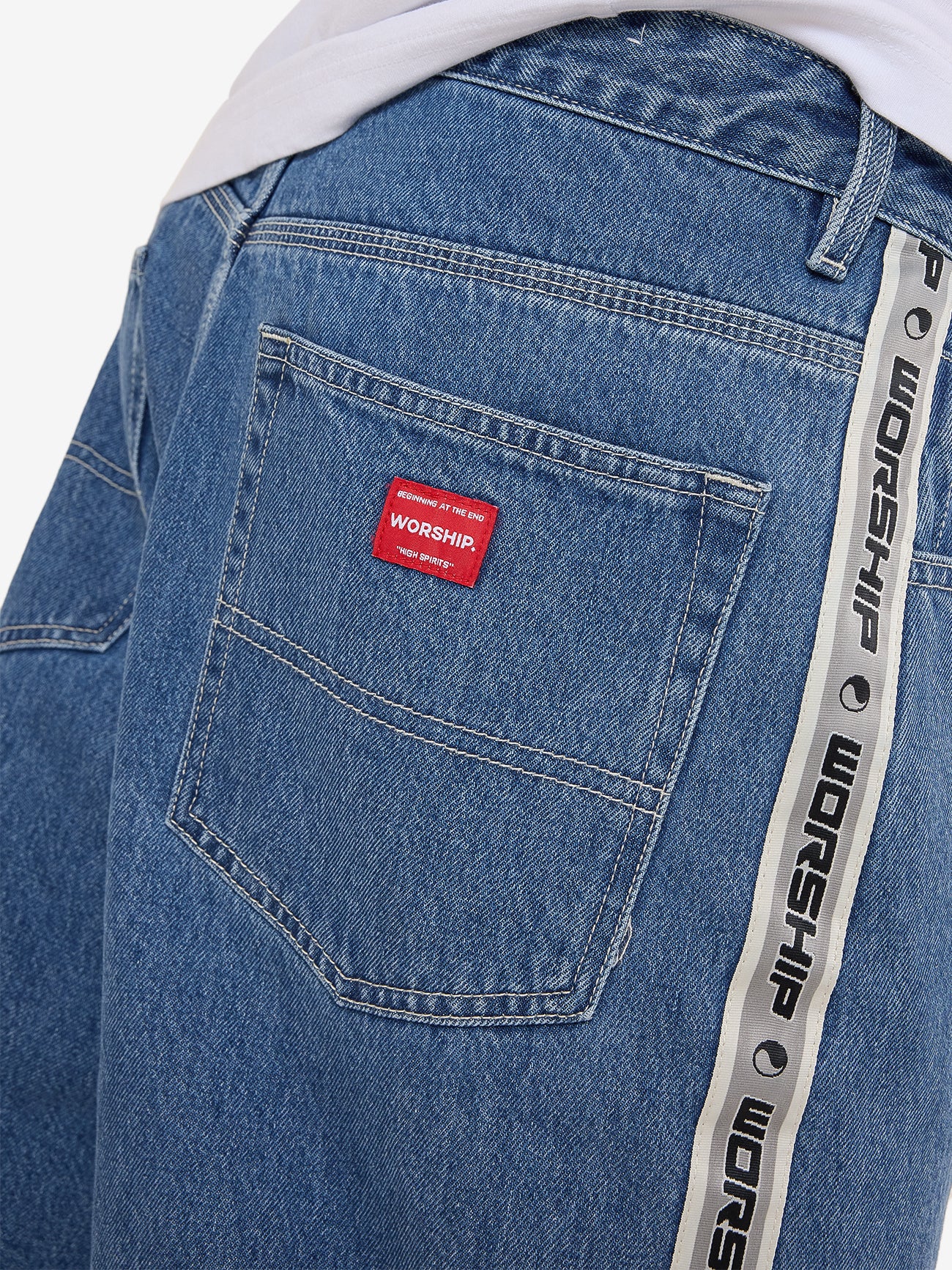 Pacer Big Dawg Jean Short - Sky High Blue 26