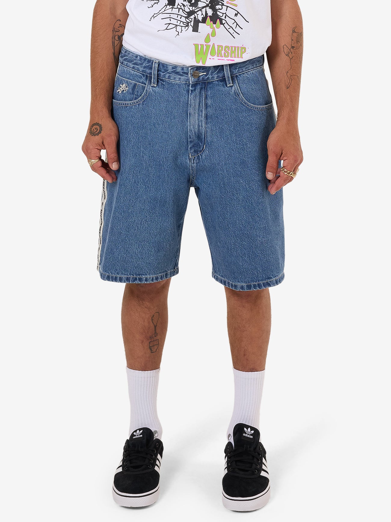 Pacer Big Dawg Jean Short - Sky High Blue 26