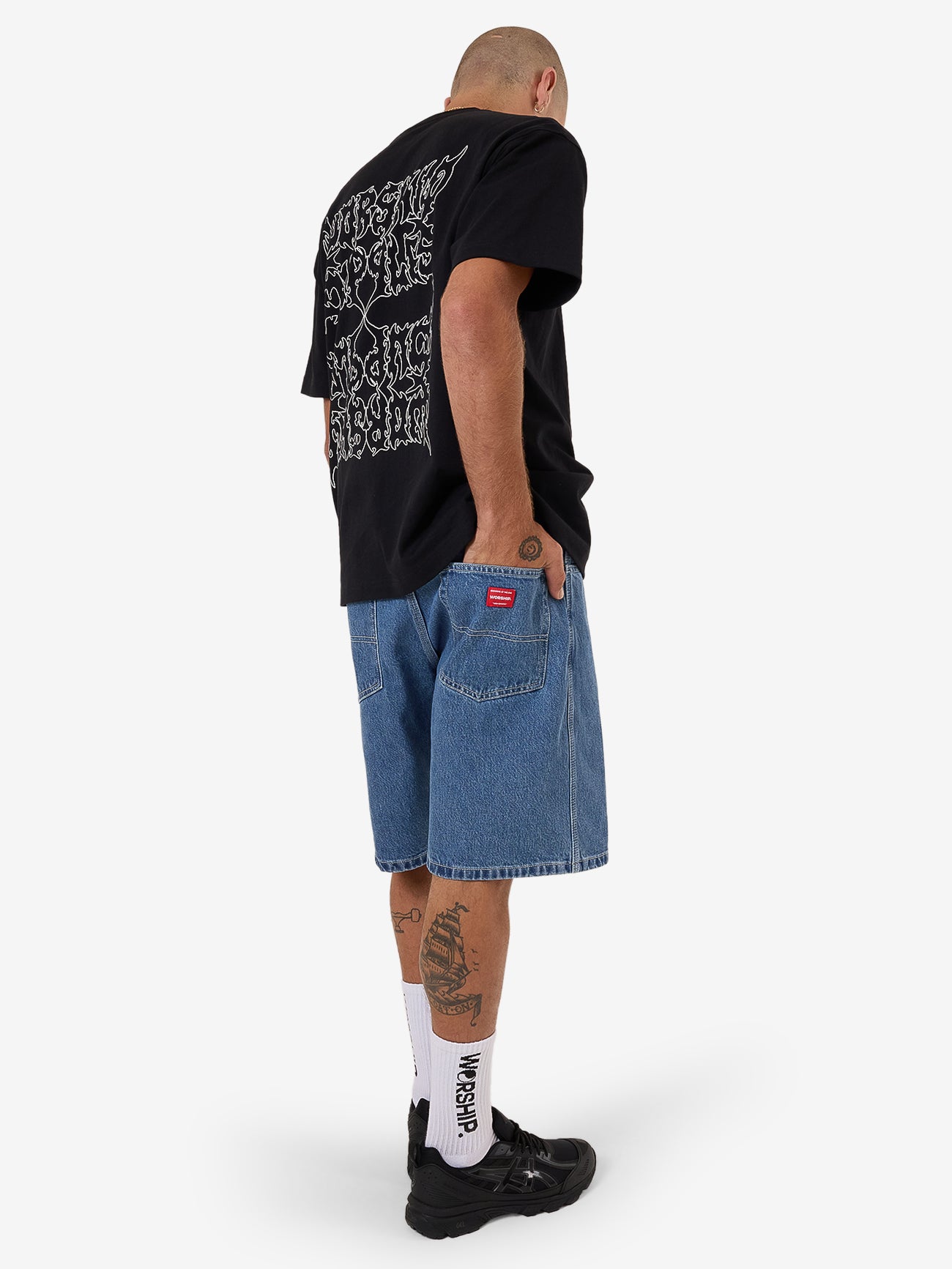 Big Dawg Jean Short - Sky High Blue 26