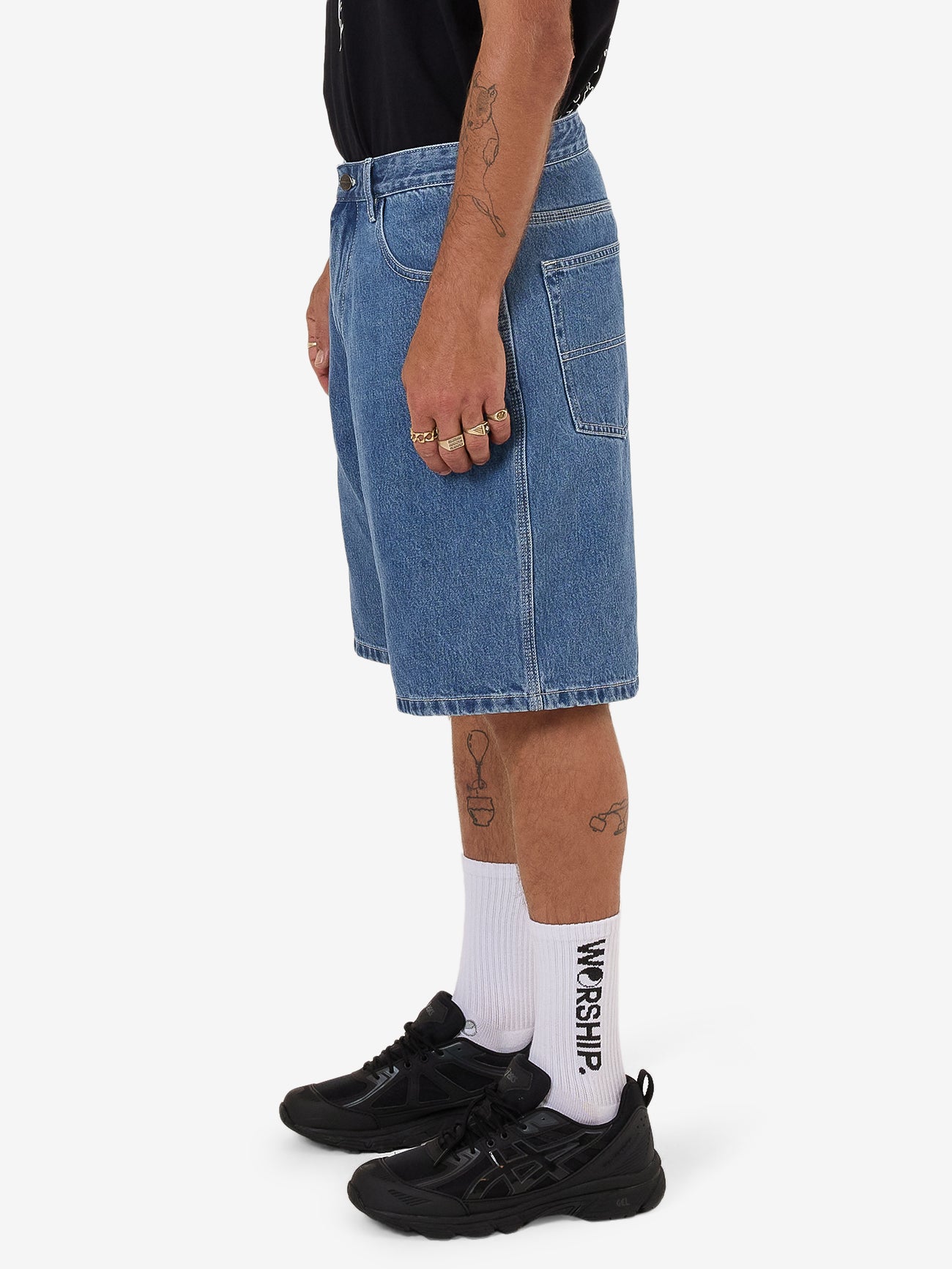 Big Dawg Jean Short - Sky High Blue 26