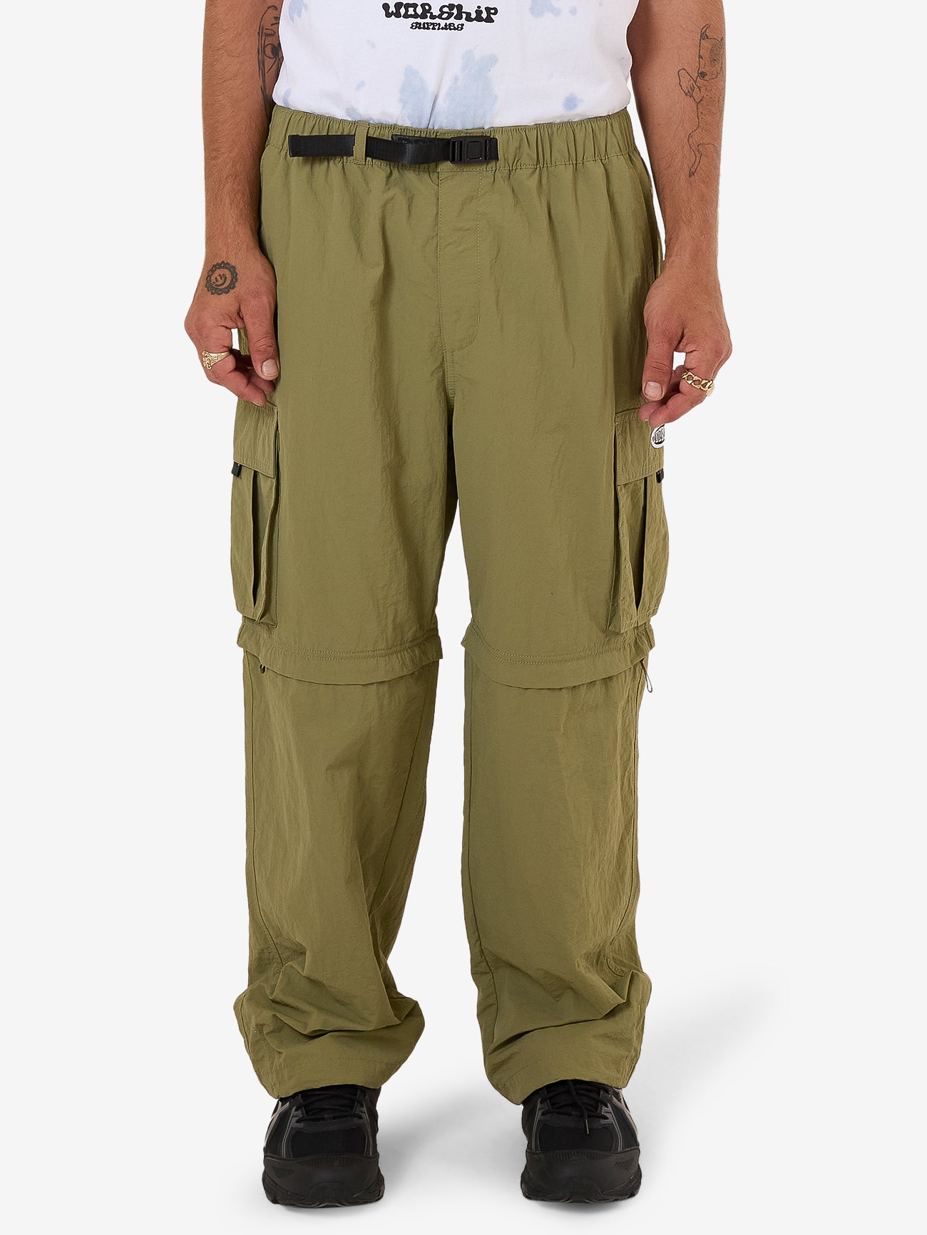 No Doubt Zip Off Cargo Pant - Kelp 28