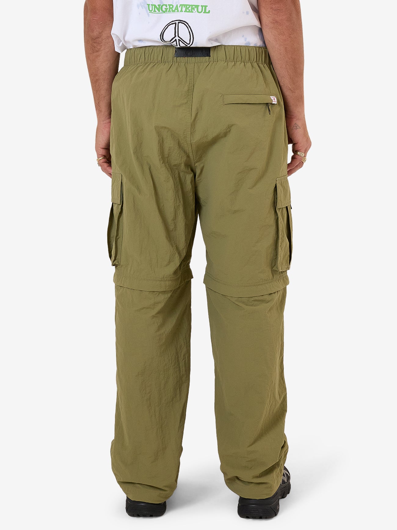No Doubt Zip Off Cargo Pant - Kelp 28