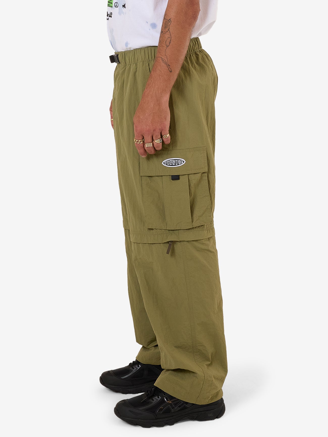 No Doubt Zip Off Cargo Pant - Kelp 28