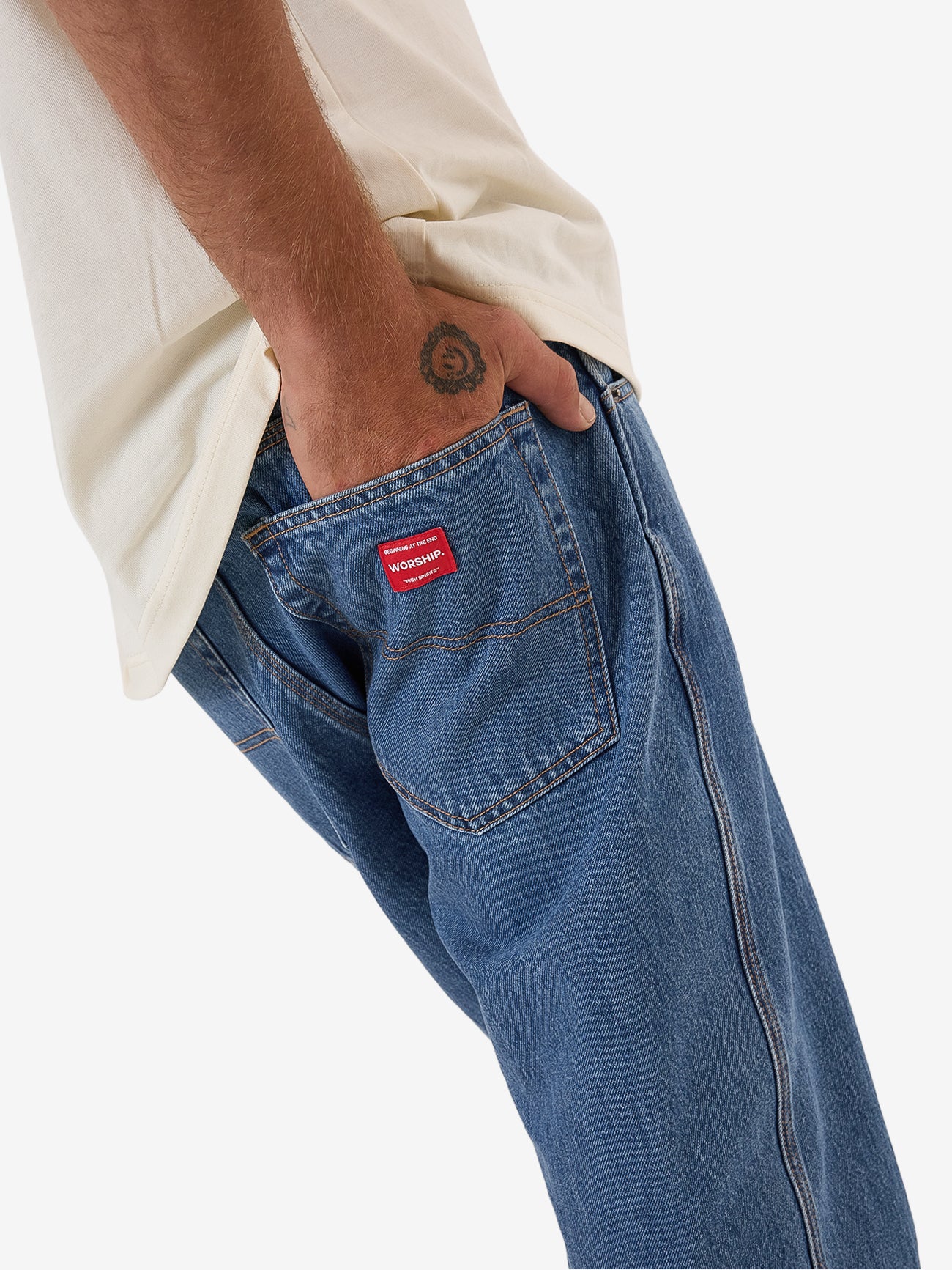 Lounger Jean - Sky High Blue 26