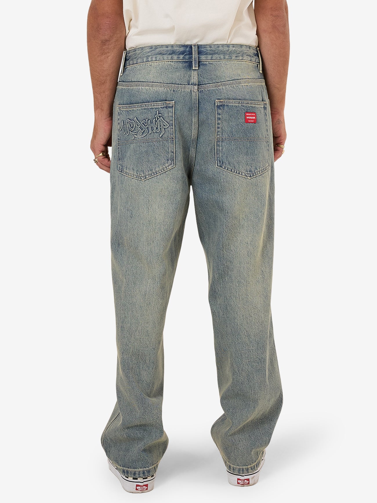 Throws Big Lounger Jean - Garage Grime Blue 26