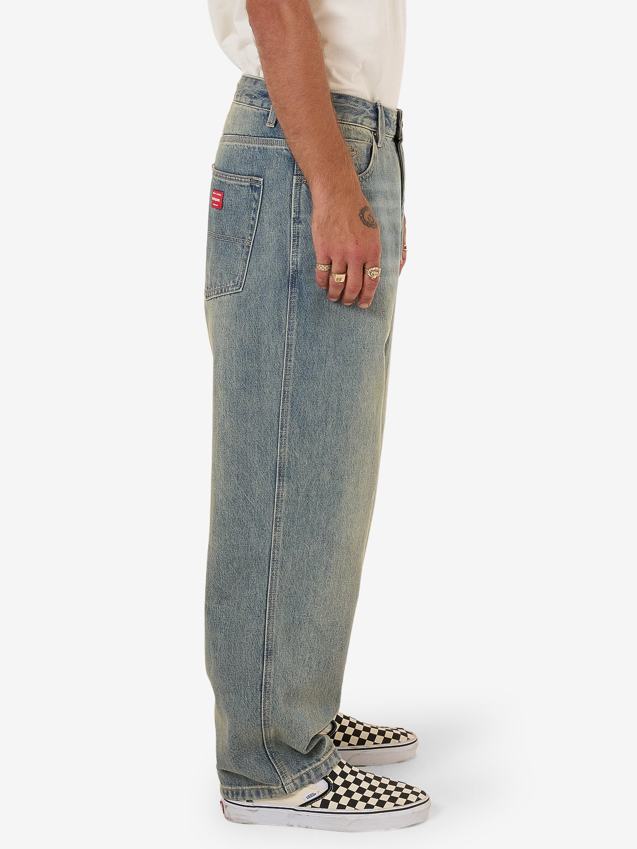 Throws Big Lounger Jean - Garage Grime Blue 26