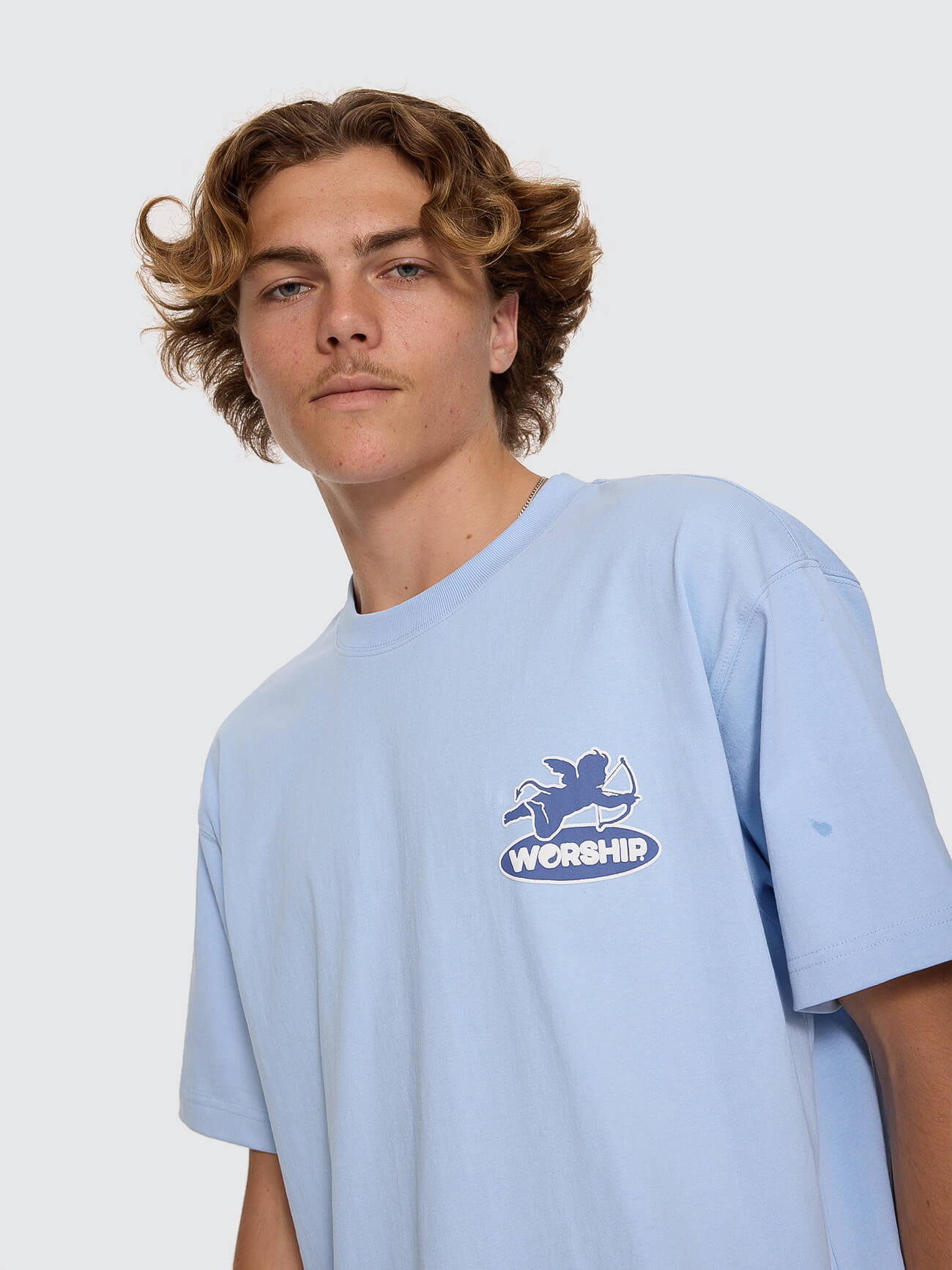 Shadow Cherub Tee - Dream Blue XS