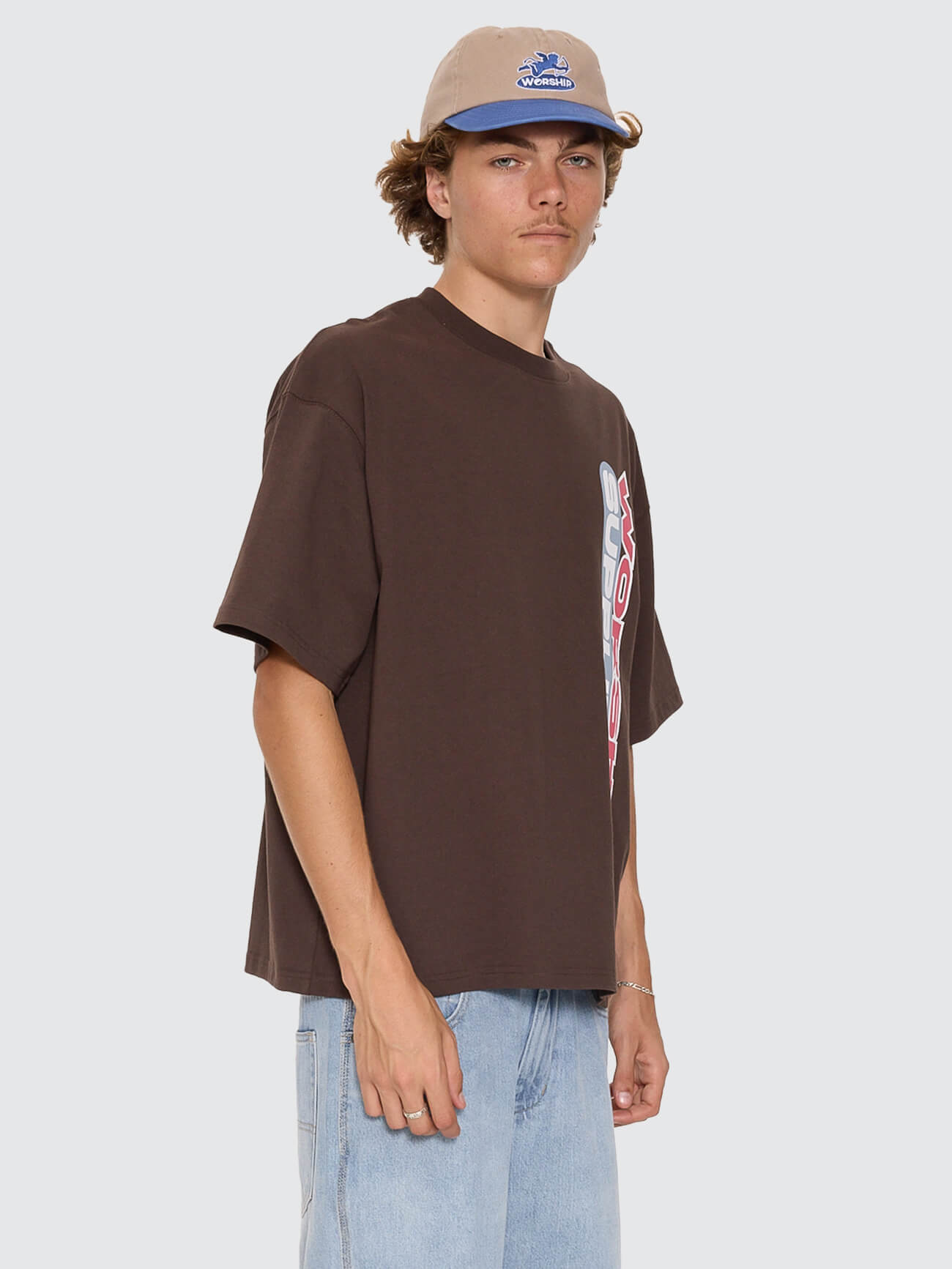 Globo Box Crop Tee - Ganache XS