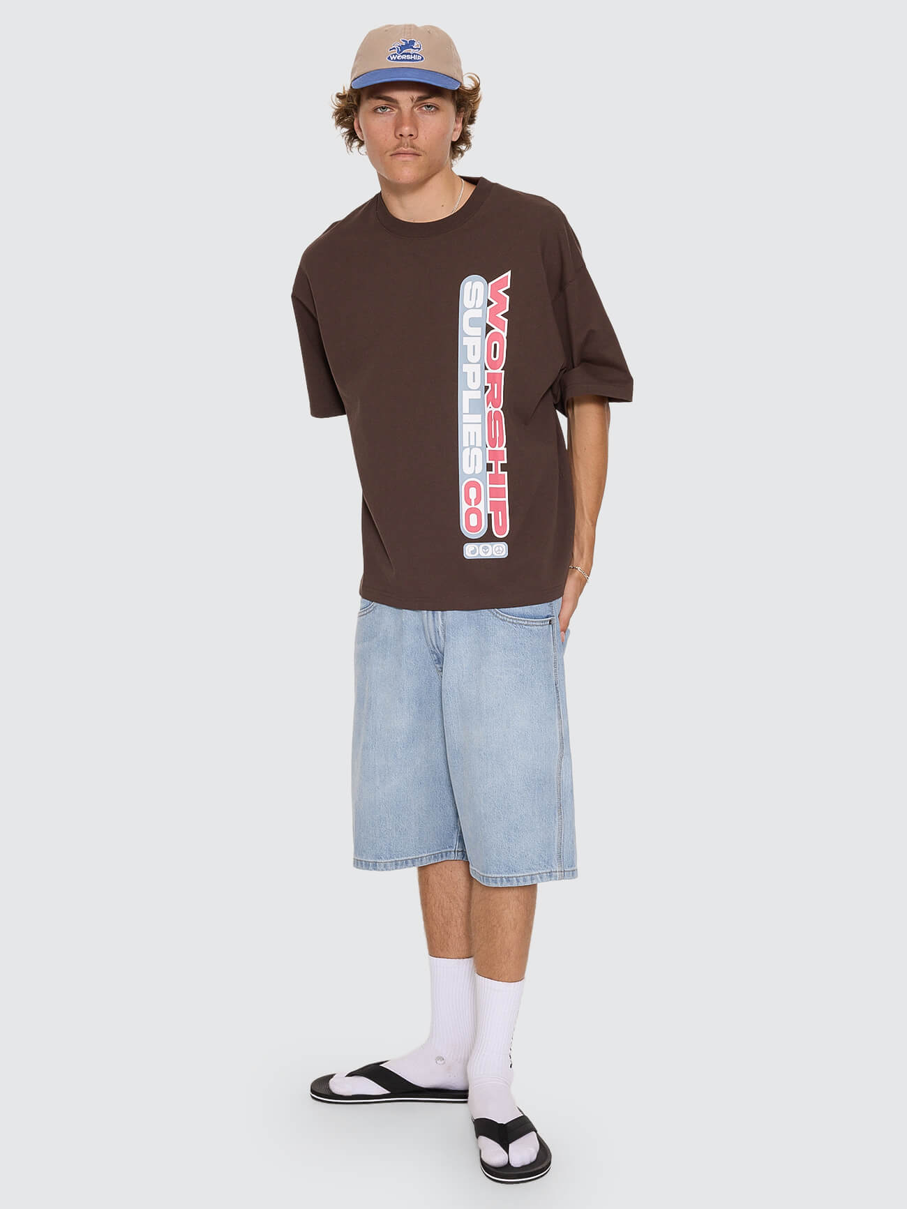 Globo Box Crop Tee - Ganache XS