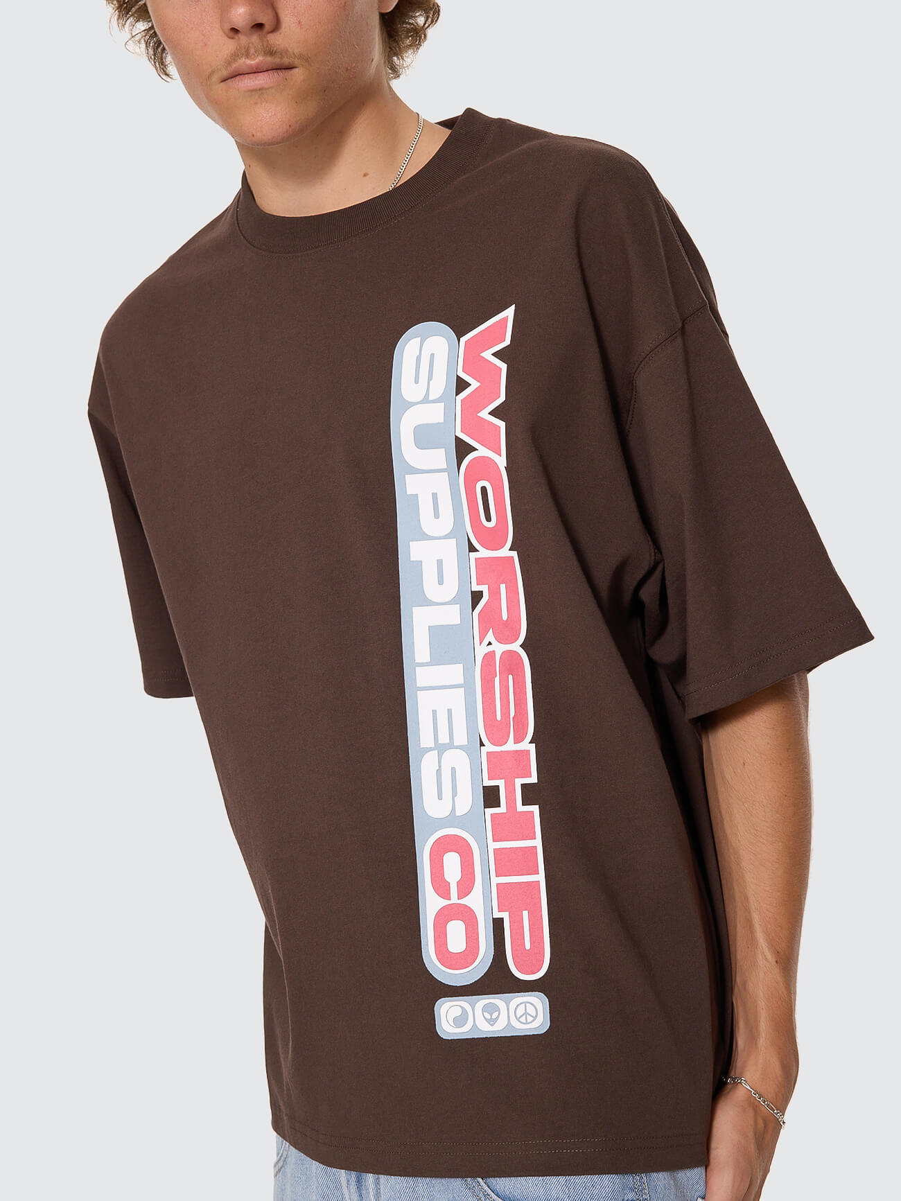 Globo Box Crop Tee - Ganache XS