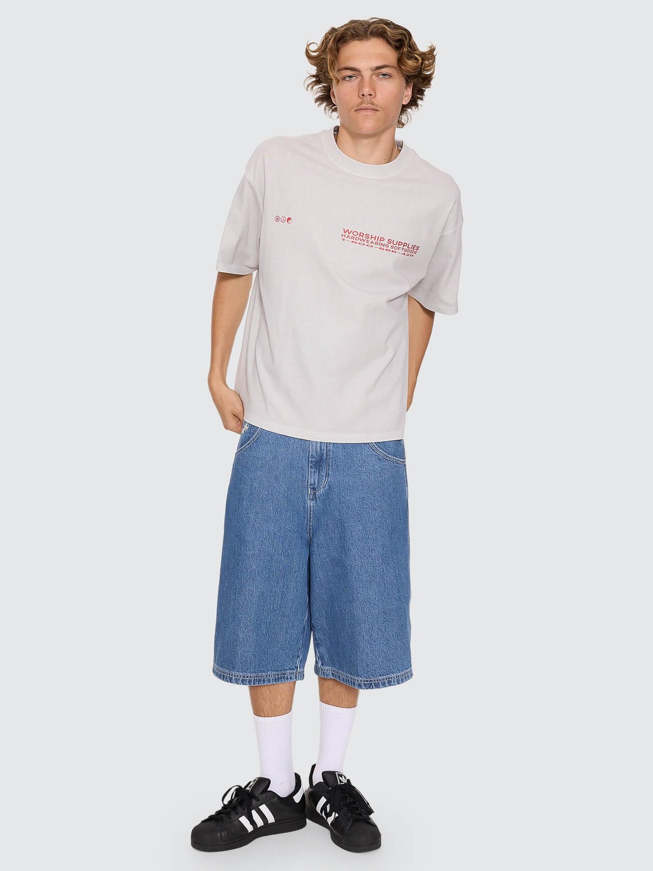 Data Point Box Crop Tee - Vapour Grey XS