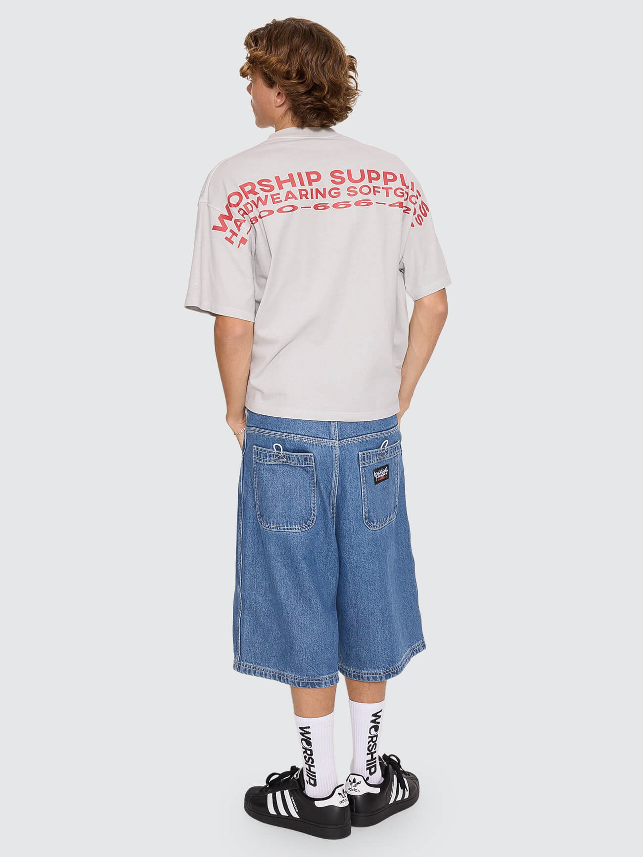 Data Point Box Crop Tee - Vapour Grey XS