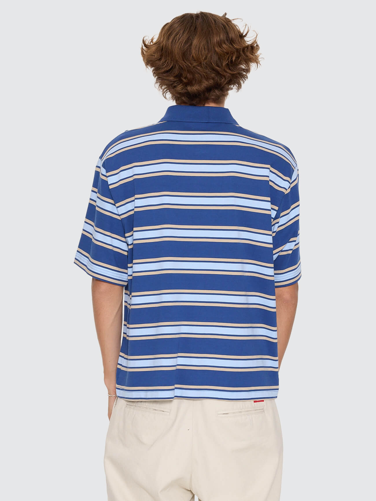 Shadow Cherub Short Sleeve Golf Polo - Blue XS