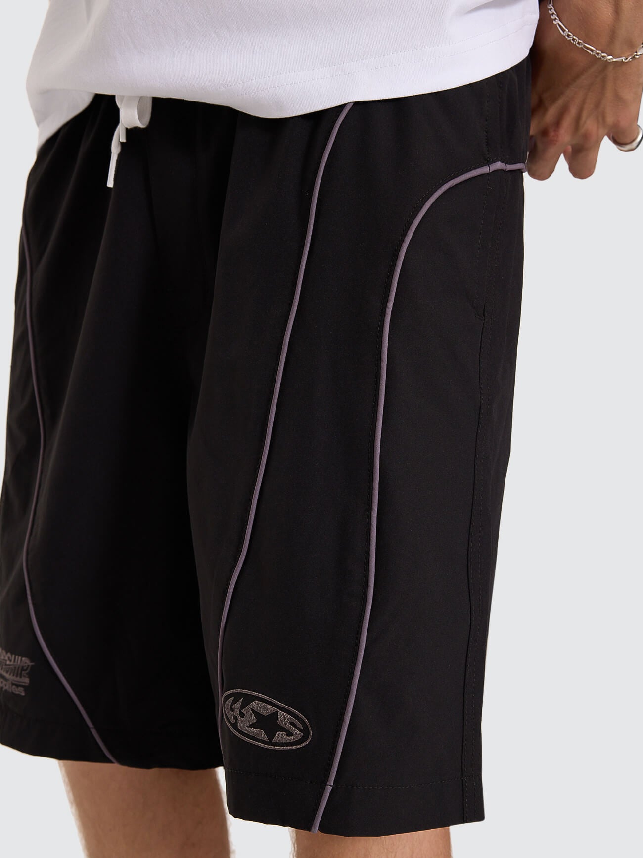 Toll Free Elastic Swim Short - Black 26