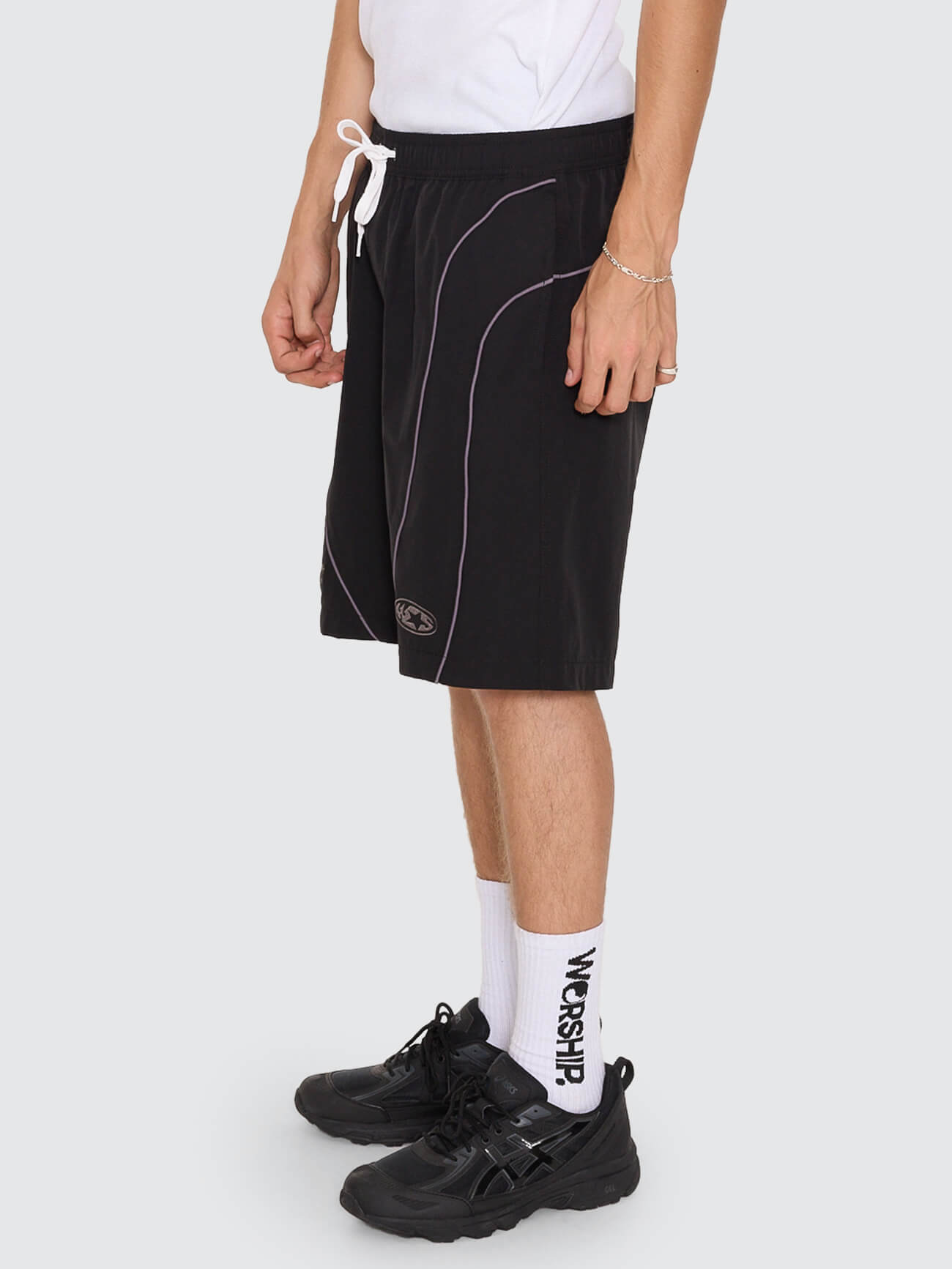 Toll Free Elastic Swim Short - Black 26