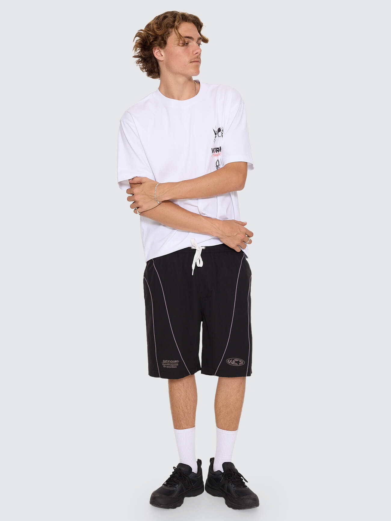 Toll Free Elastic Swim Short - Black 26