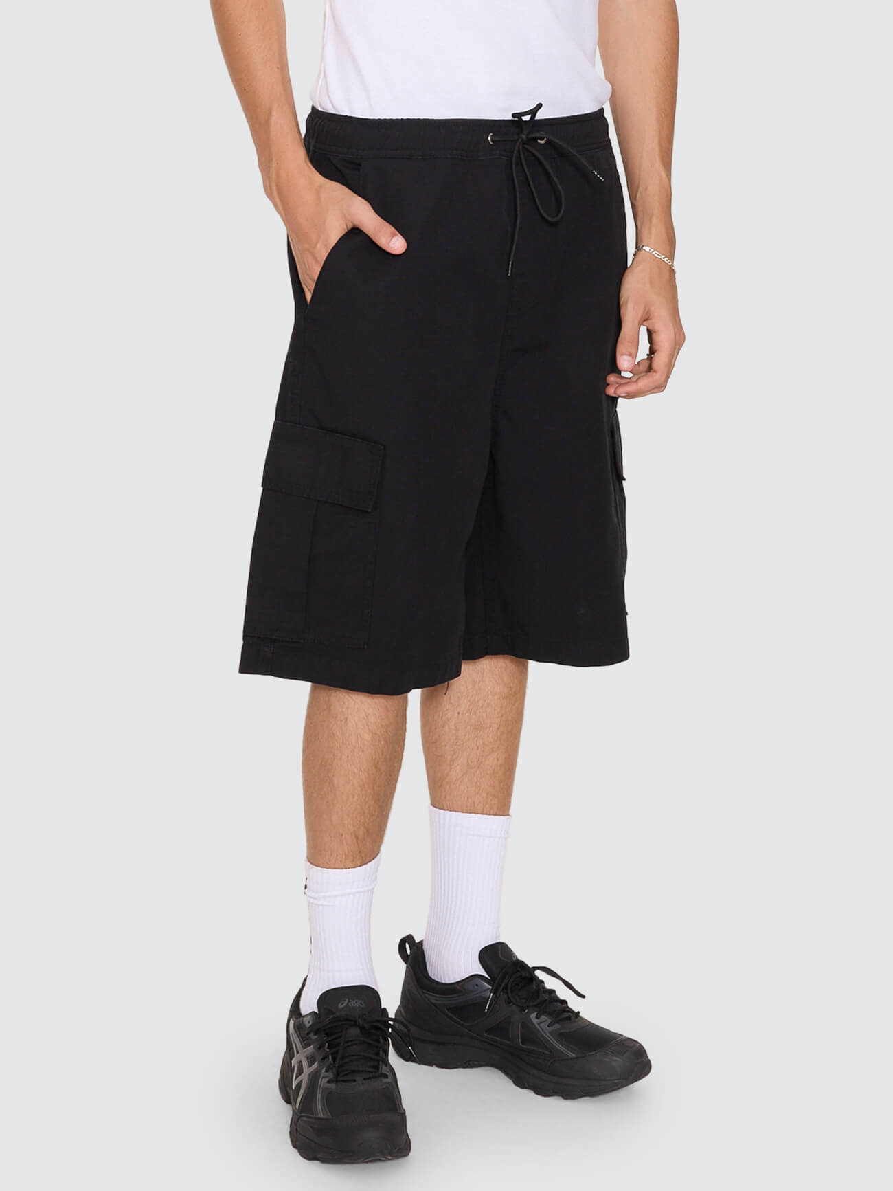 Topper Elastic Cargo Short - Black 26