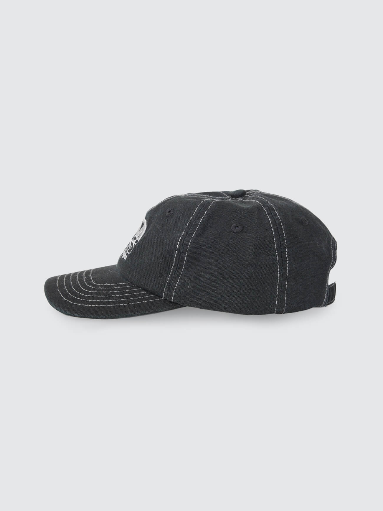 Topper 6 Panel Hat - Washed Black One Size