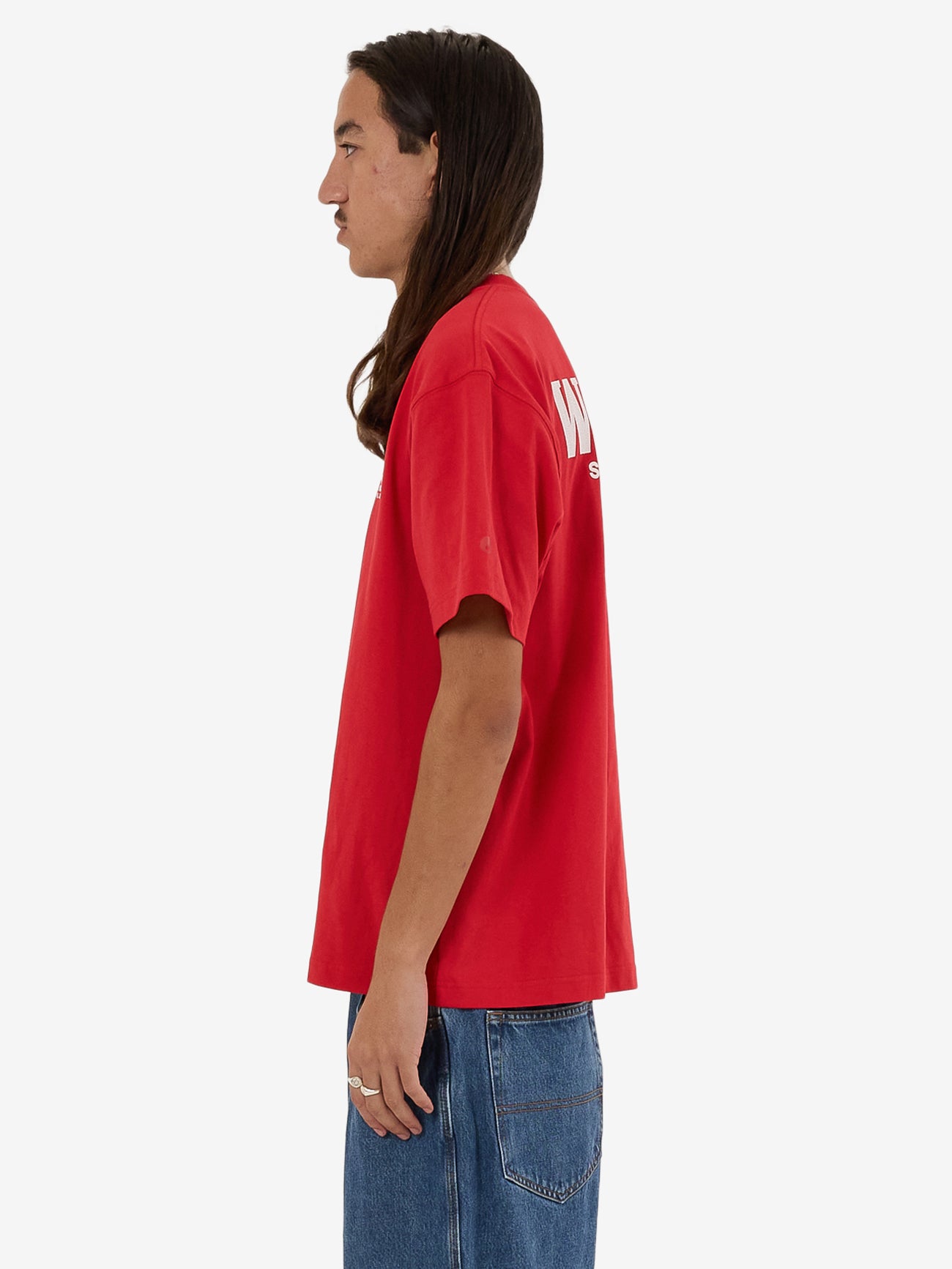 Smoko Tee - Lucky Red XS