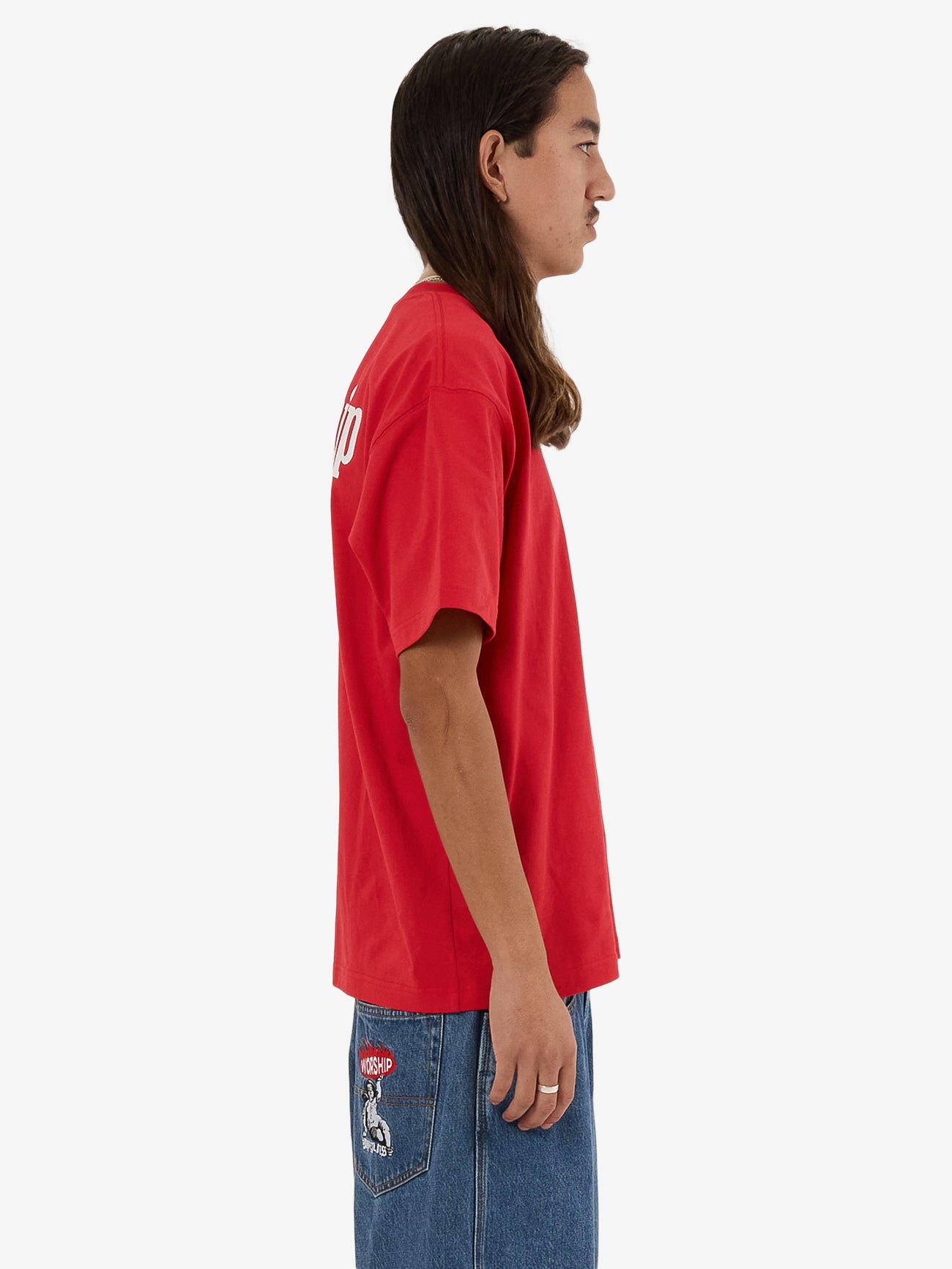 Smoko Tee - Lucky Red XS