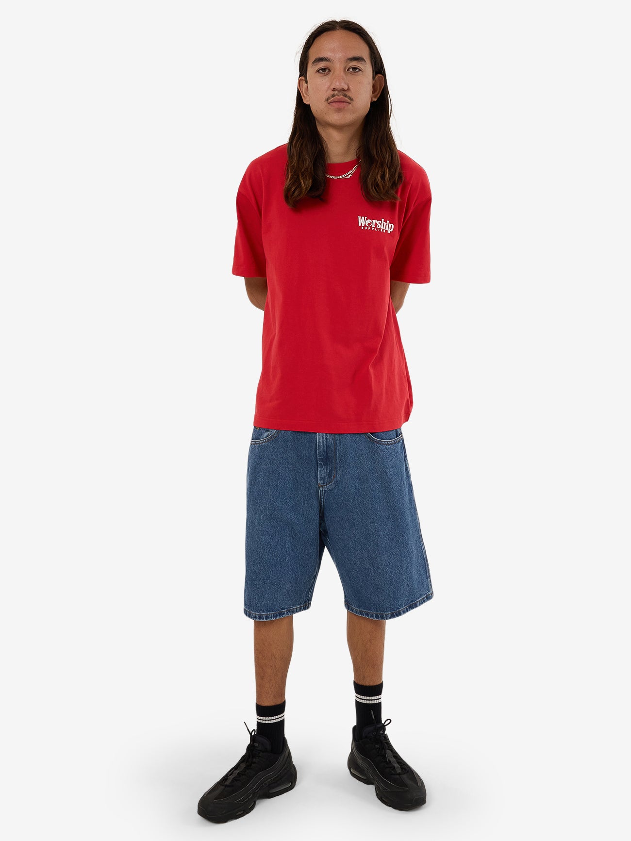 Smoko Tee - Lucky Red XS