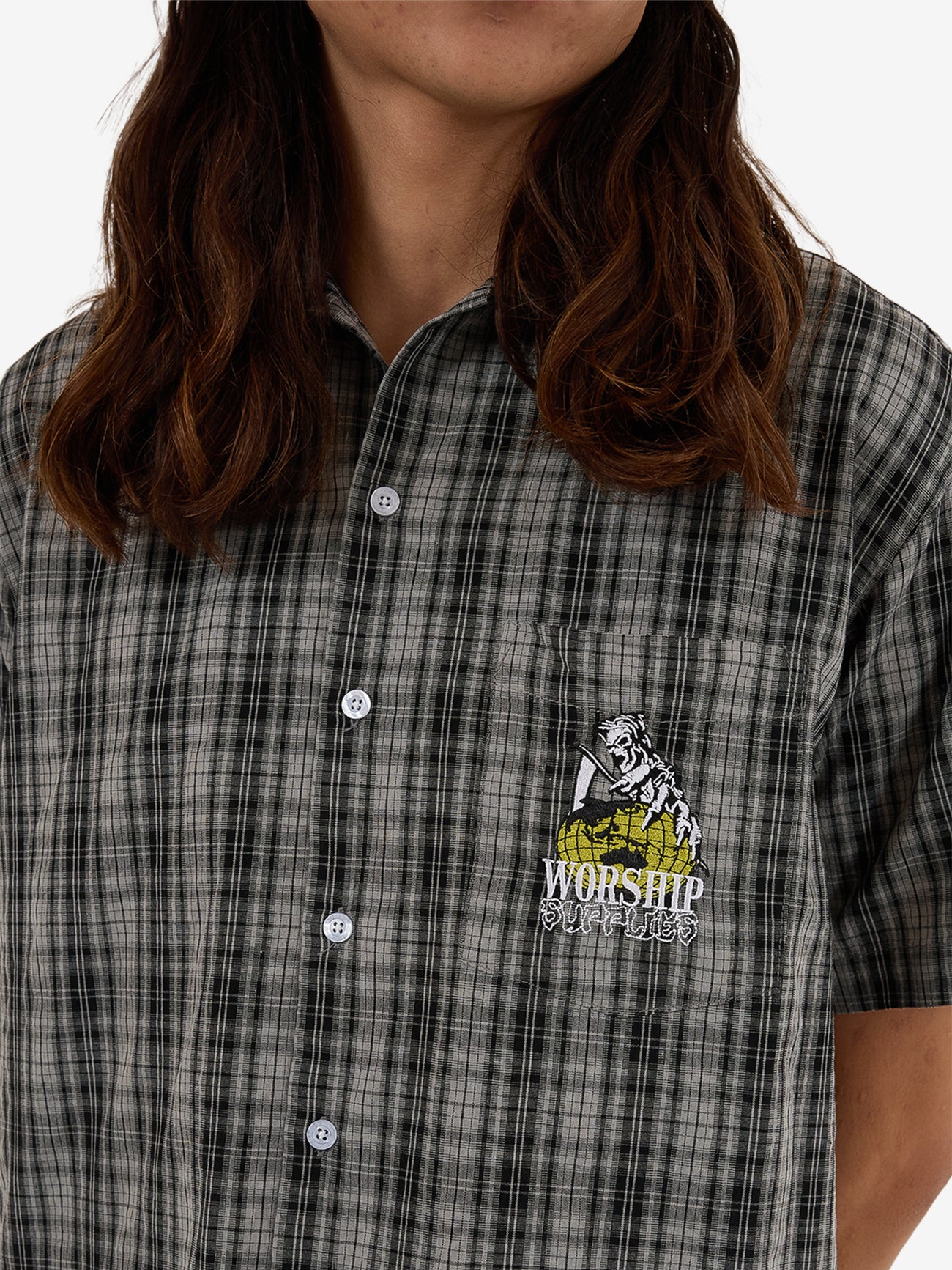 Get A Grip Short Sleeve Shirt - Grey XS